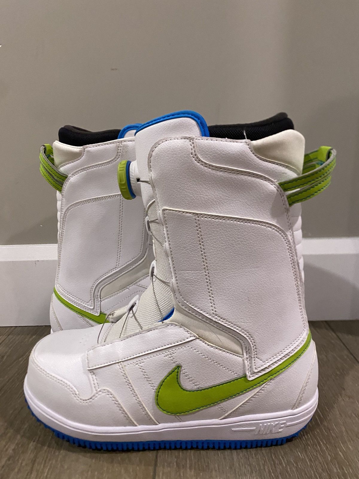 Nike Nike Vapen X BOA Snowboard Boots White / Green / Blue Size US 7.5 / IT 37.5 - 3 Thumbnail