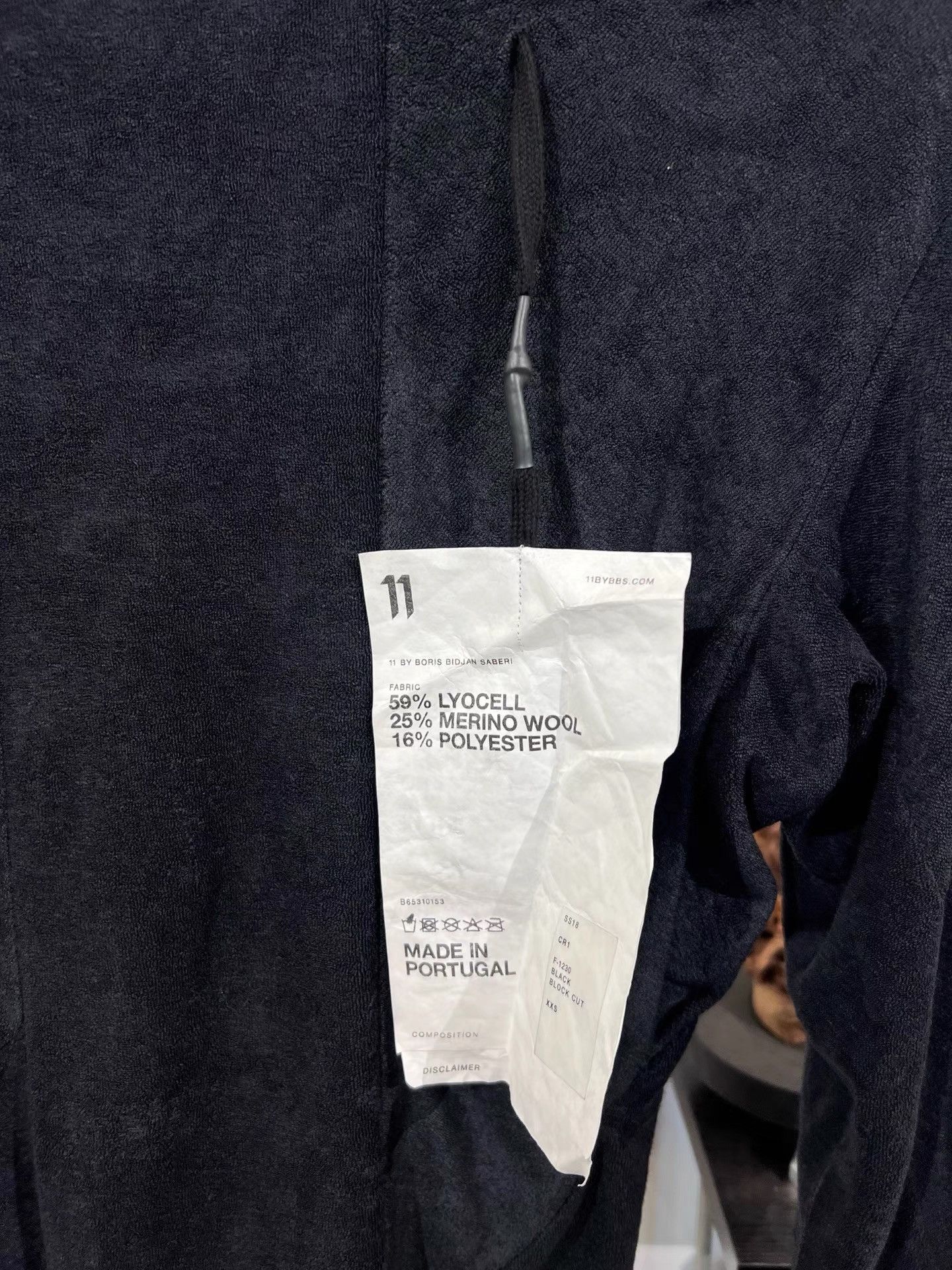 11 By Boris Bidjan Saberi 11by BBS Textured Terry Sweatshirt K35 Size US XS / EU 42 / 0 - 4 Thumbnail