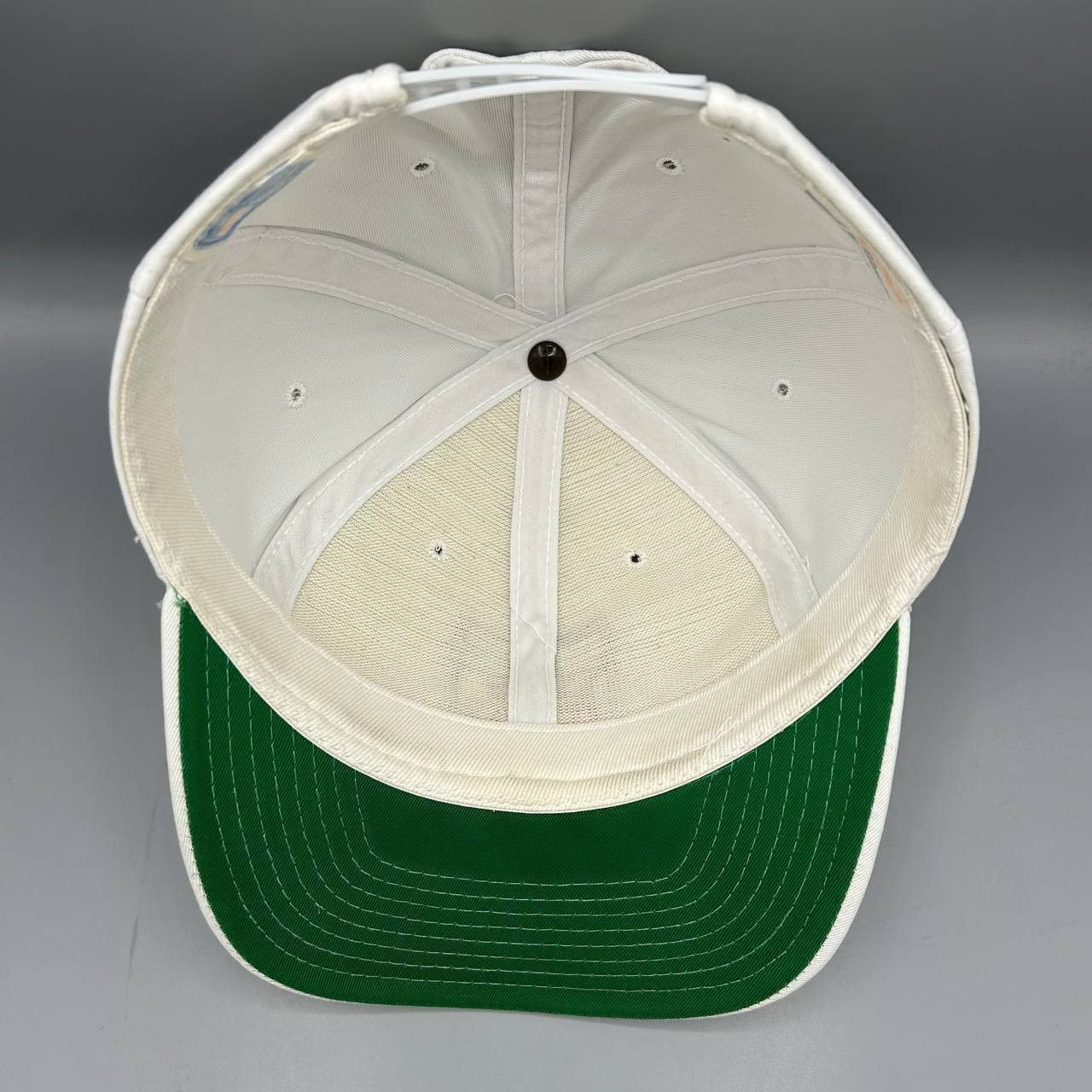 Sports Specialties Vintage NFL Football Hat Men White Green Snap Back Cap Size ONE SIZE - 2 Thumbnail