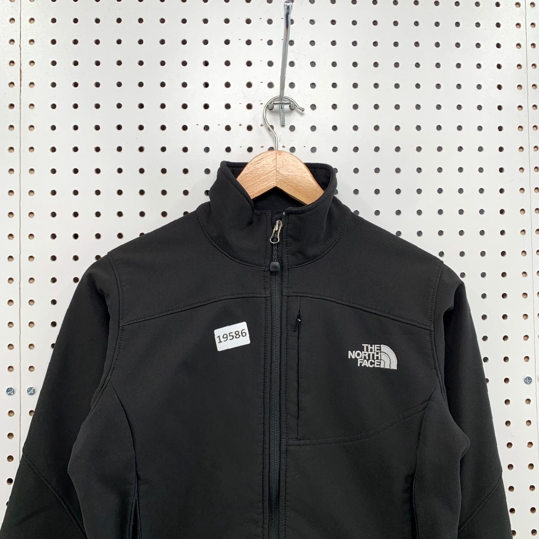 The North Face VINTAGE The North Face APEX Jacket Womens Back Full Zip Casual Outdoor XS Black 18x21 Mens Womens Size XS / US 0-2 / IT 36-38 - 6 Thumbnail