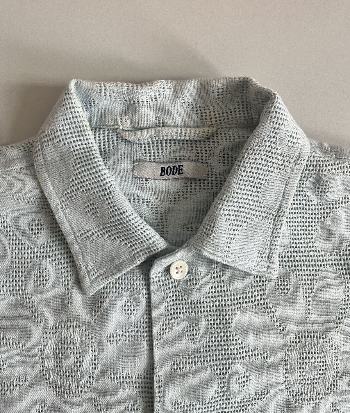 Bode Bode Blue Sunflower Lace Shirt Size US S / EU 44-46 / 1 - 3 Thumbnail