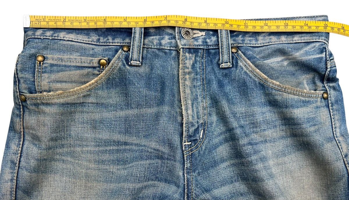 Johnbull John Bull Japan Mudwash Distressed Denim Jeans 30x33 Size US 30 / EU 46 - 11 Thumbnail