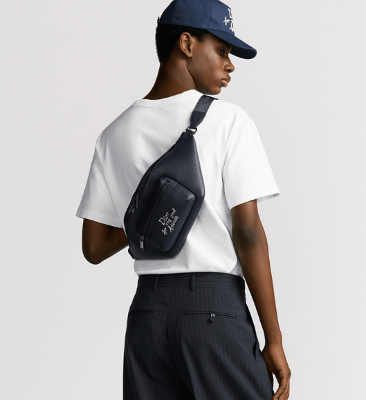 Dior o1w1db10825 Size : OS / 1ESBO0 Belt Bag in Navy Blue Size ONE SIZE - 5 Thumbnail