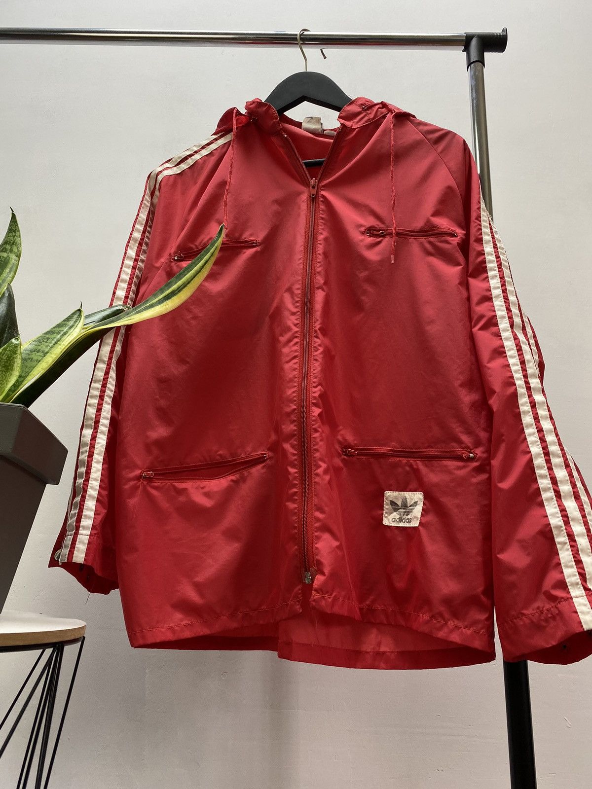 Vintage Vintage 60s 70s Adidas Raincoat Jacket Windbreaker Size US M / EU 48-50 / 2 - 4 Thumbnail