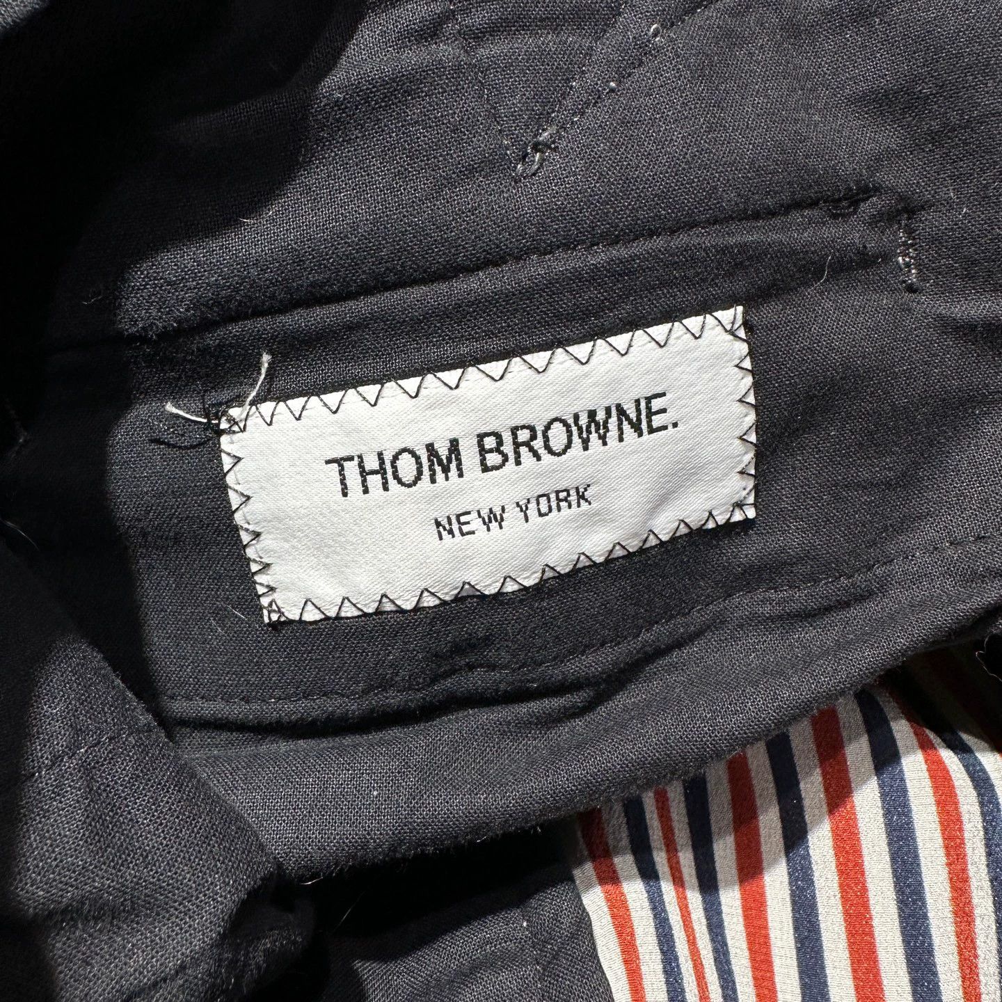 Thom Browne Thom Browne apr150 Solid Wool Dress Trousers 38 Size 26" / US 2 / IT 38 - 3 Thumbnail