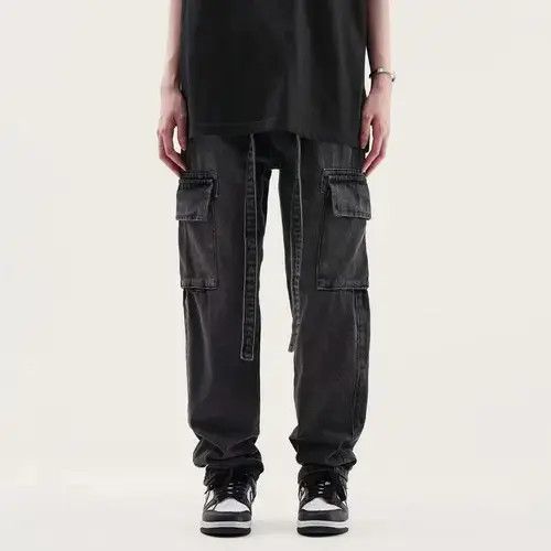 Japanese Brand Vintage multi-pocket cargo jeans Size US 32 / EU 48 - 4 Thumbnail