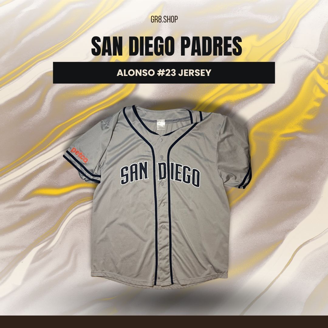 Other San Diego Padres Alonso #23 Baseball Jersey XL Gray Polyeste Size US XL / EU 56 / 4 - 1 Thumbnail