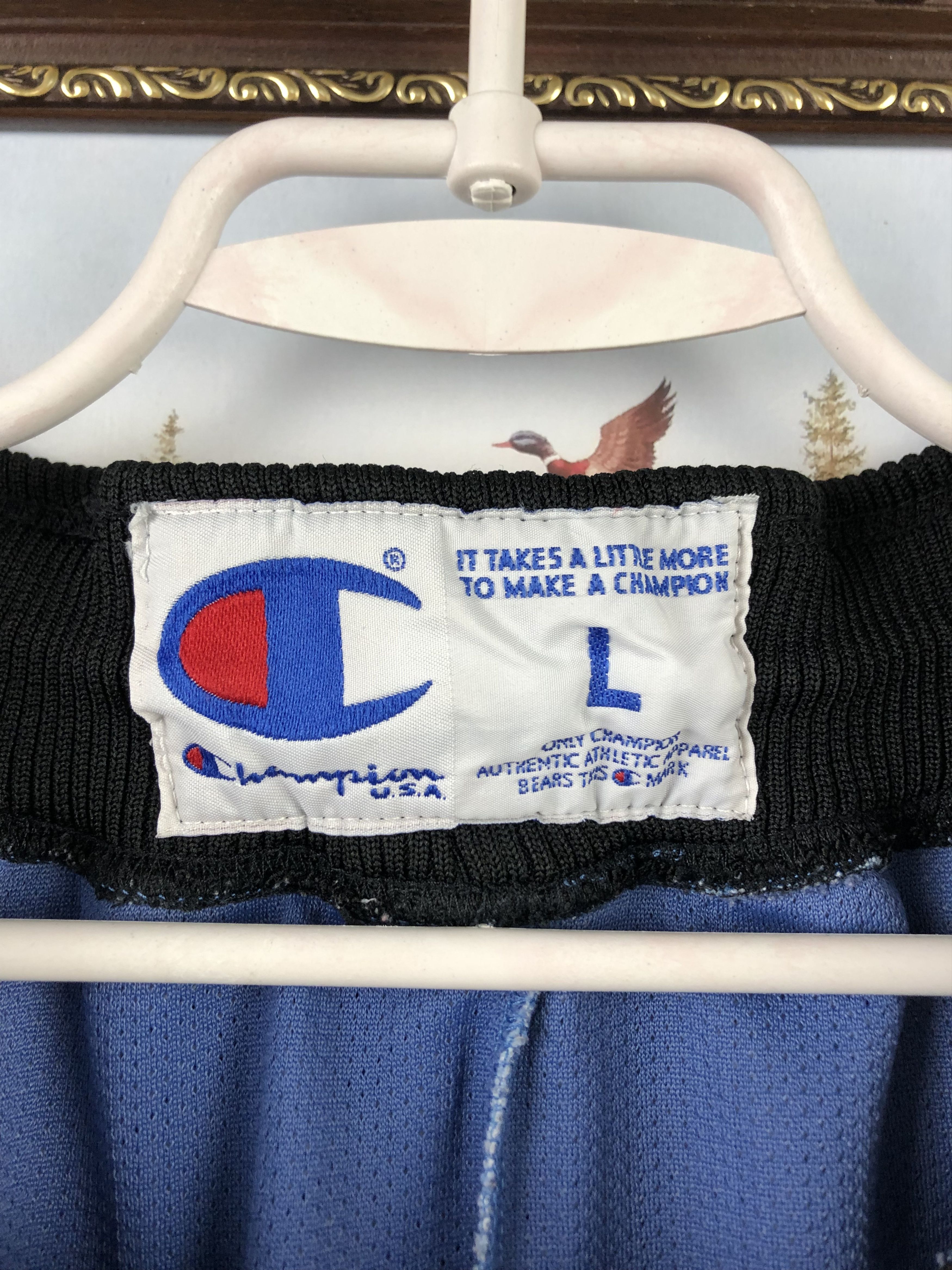 NBA Vintage Orlando Magic Champion Shorts NBA Mens Rare Size US 34 / EU 50 - 9 Thumbnail