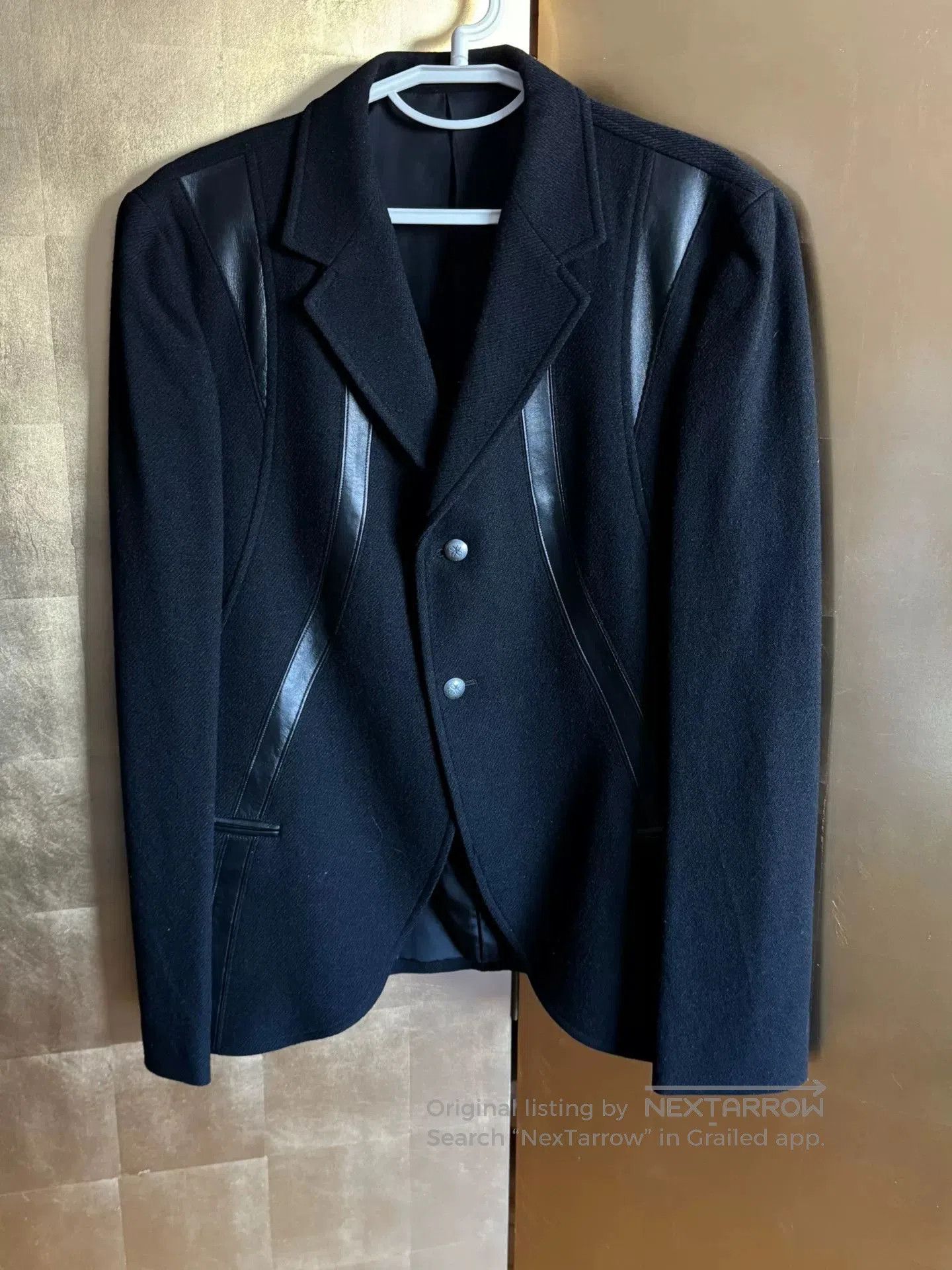 Yohji Yamamoto Yohji Yamamoto Pour Homme 91aw replica leather