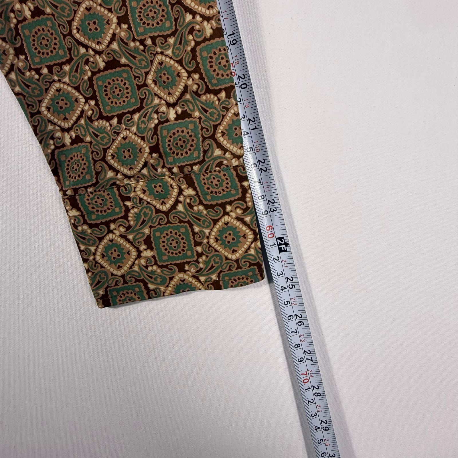 Levi's Vintage Levi’s Panatela Paisley Button Up Shirt Brown Large Size US L / EU 52-54 / 3 - 8 Thumbnail