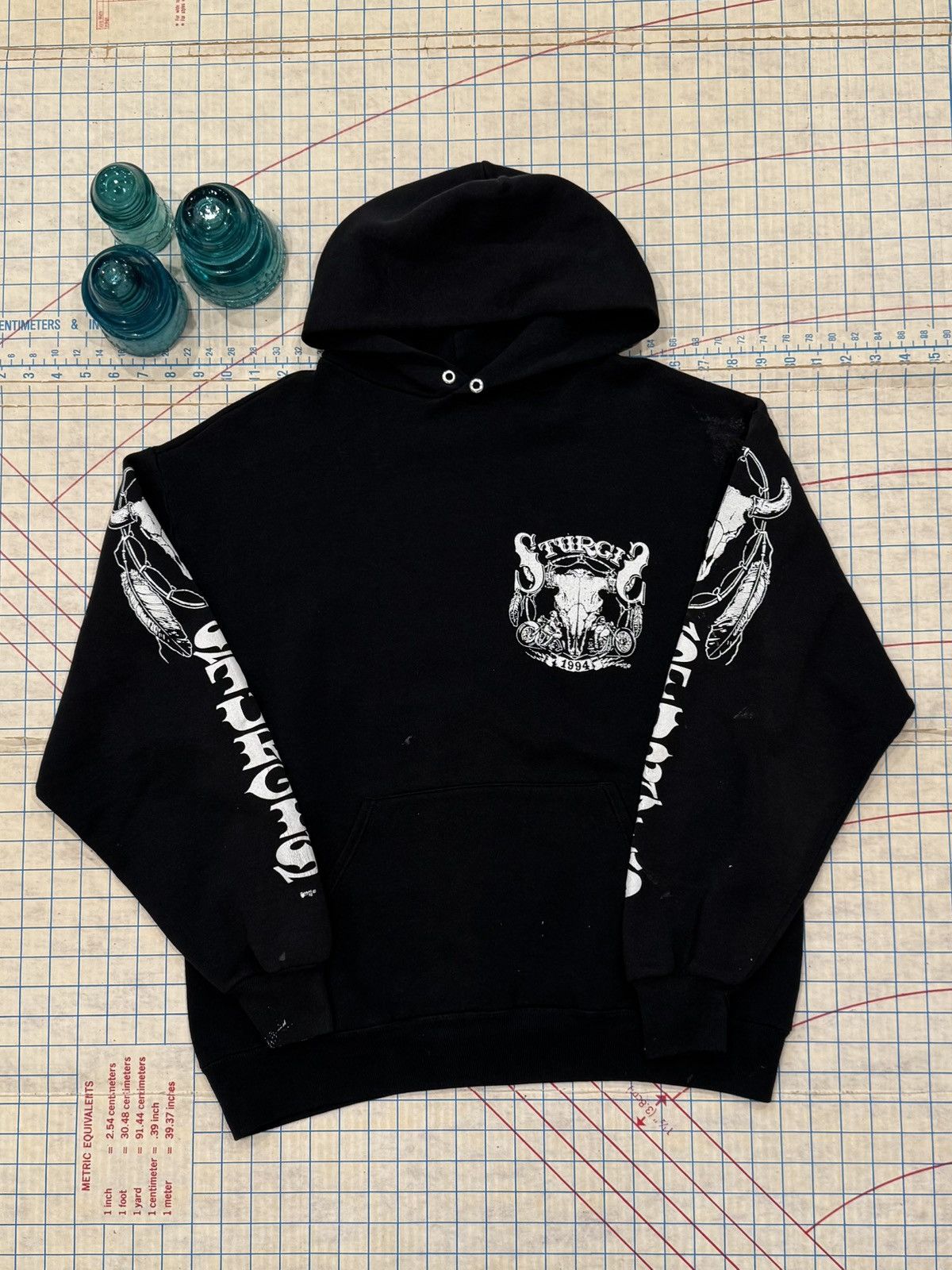 Vintage Vintage Sturgis 1994 Black Hoodie Used Condition Mens Large Size US L / EU 52-54 / 3 - 7 Thumbnail