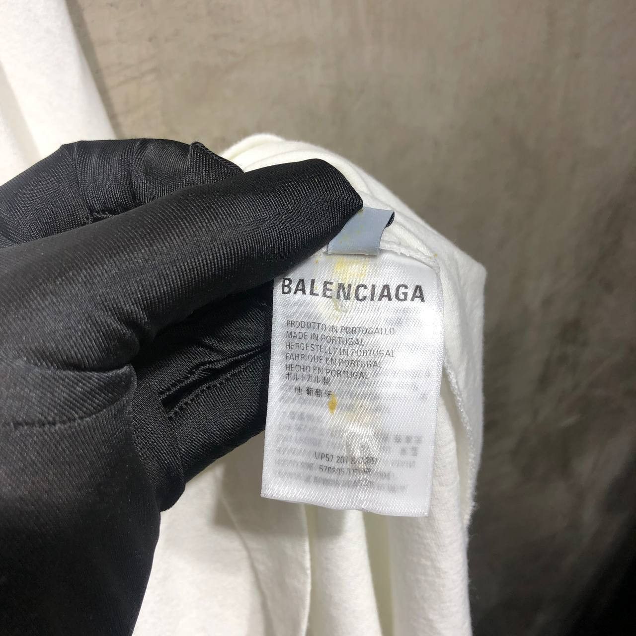 Balenciaga Balenciaga Logo Tattoo Embroidered tee Size US L / EU 52-54 / 3 - 10 Thumbnail
