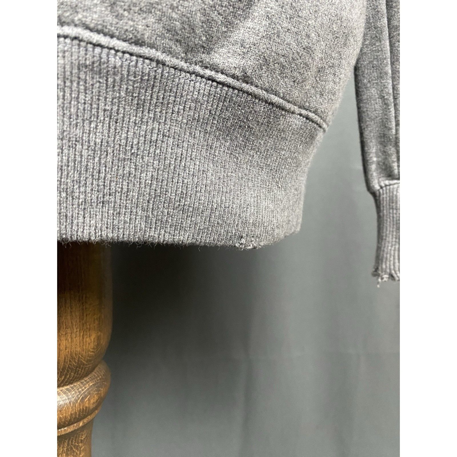 Han Kjobenhavn Han Kjobenhavn Big Logo Men's Gray Distressed Oversized Hood Size US XL / EU 56 / 4 - 10 Thumbnail