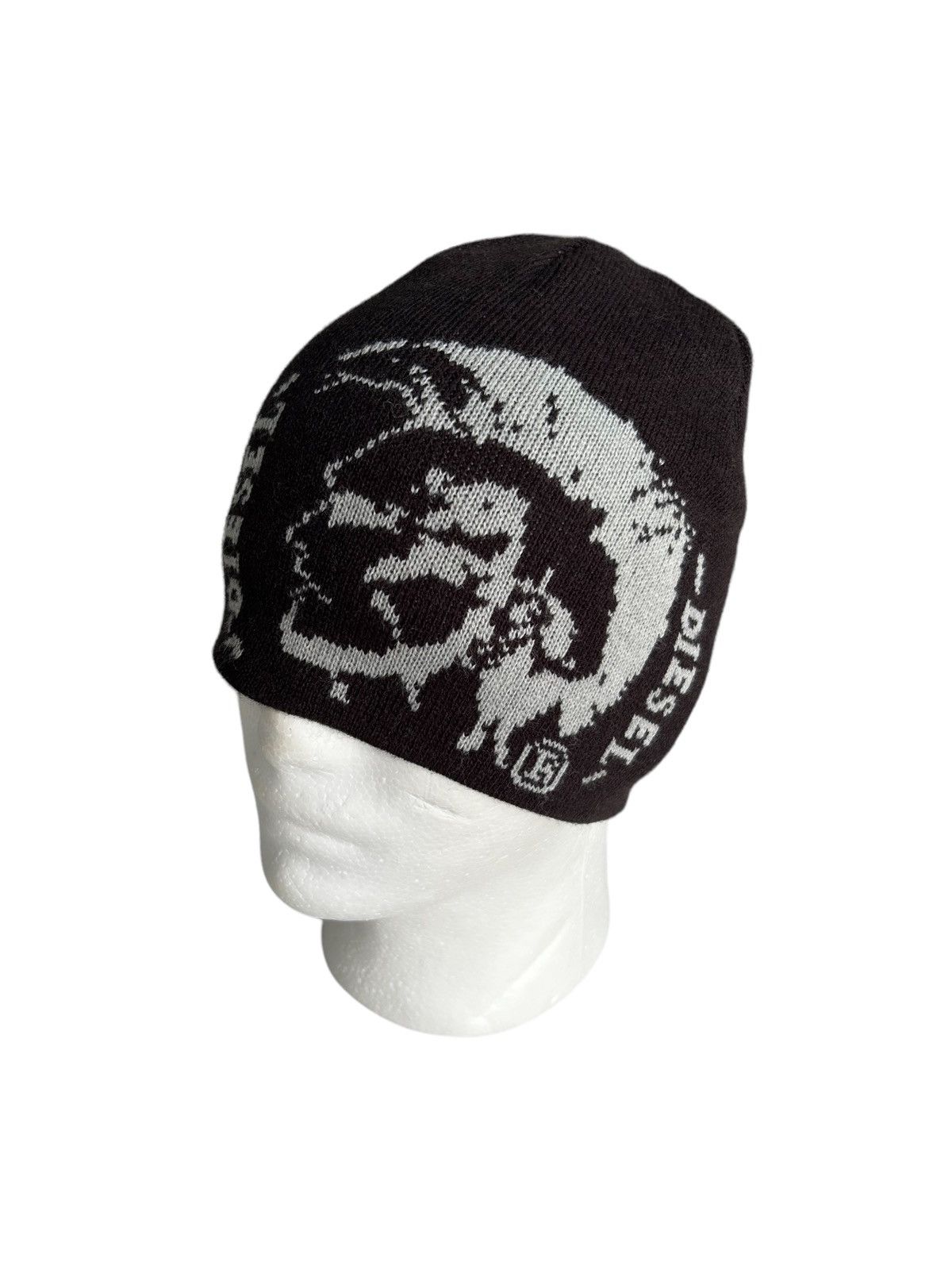 DIESEL Punk Mohawk Reversible Beanie Hats snowcap ☠️