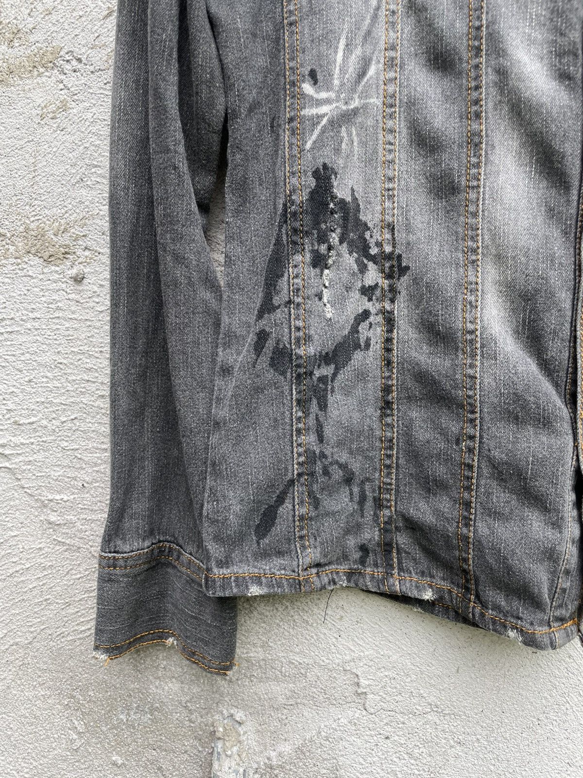 In The Attic In The Attic Changeabl Design Denim Jacket Distressed Size US M / EU 48-50 / 2 - 7 Thumbnail