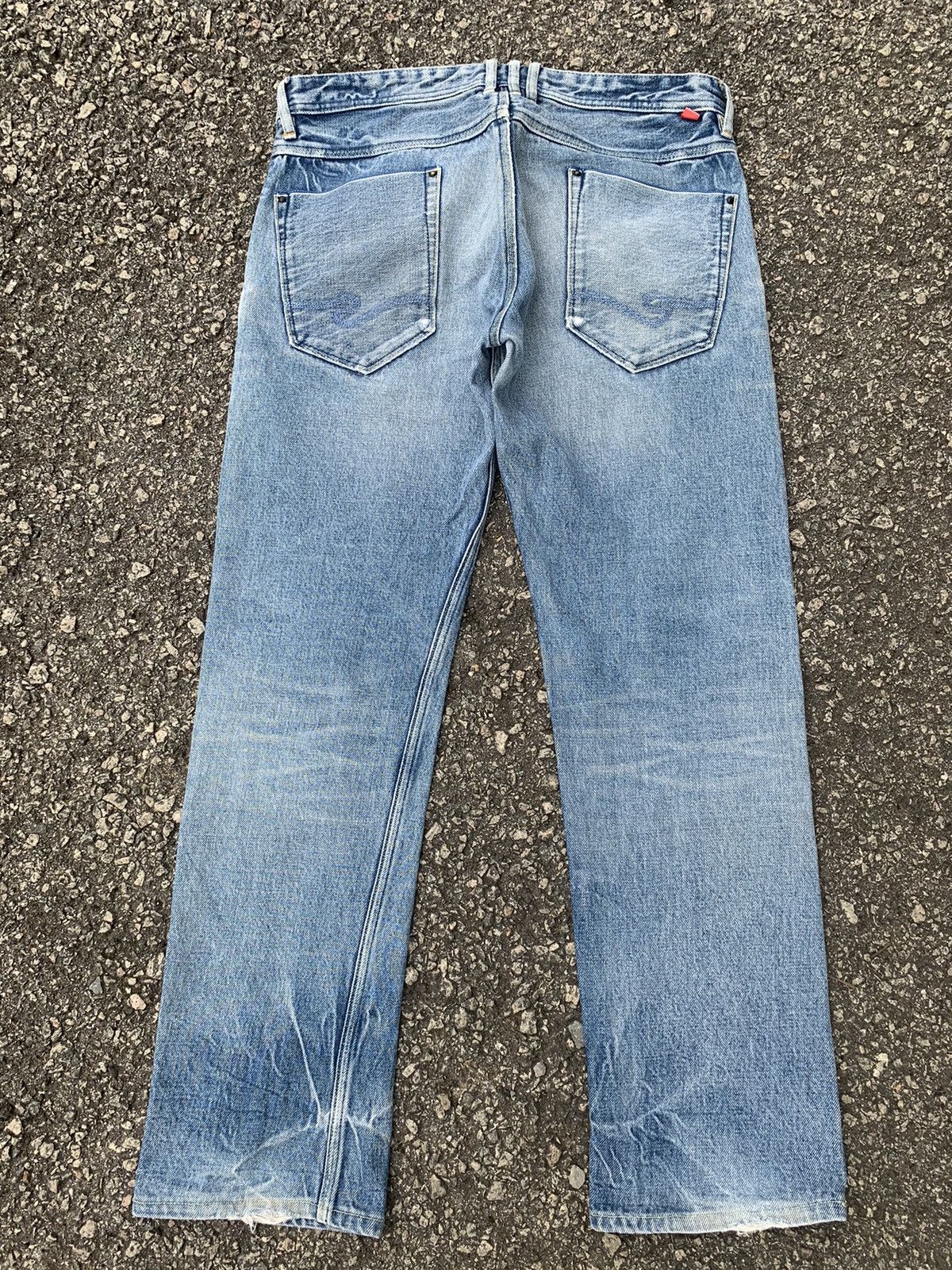 Nicole Club DISTRESSED NCFM NICOLE CLUB RIELABO SELVEDGE DENIM Size US 32 / EU 48 - 3 Thumbnail