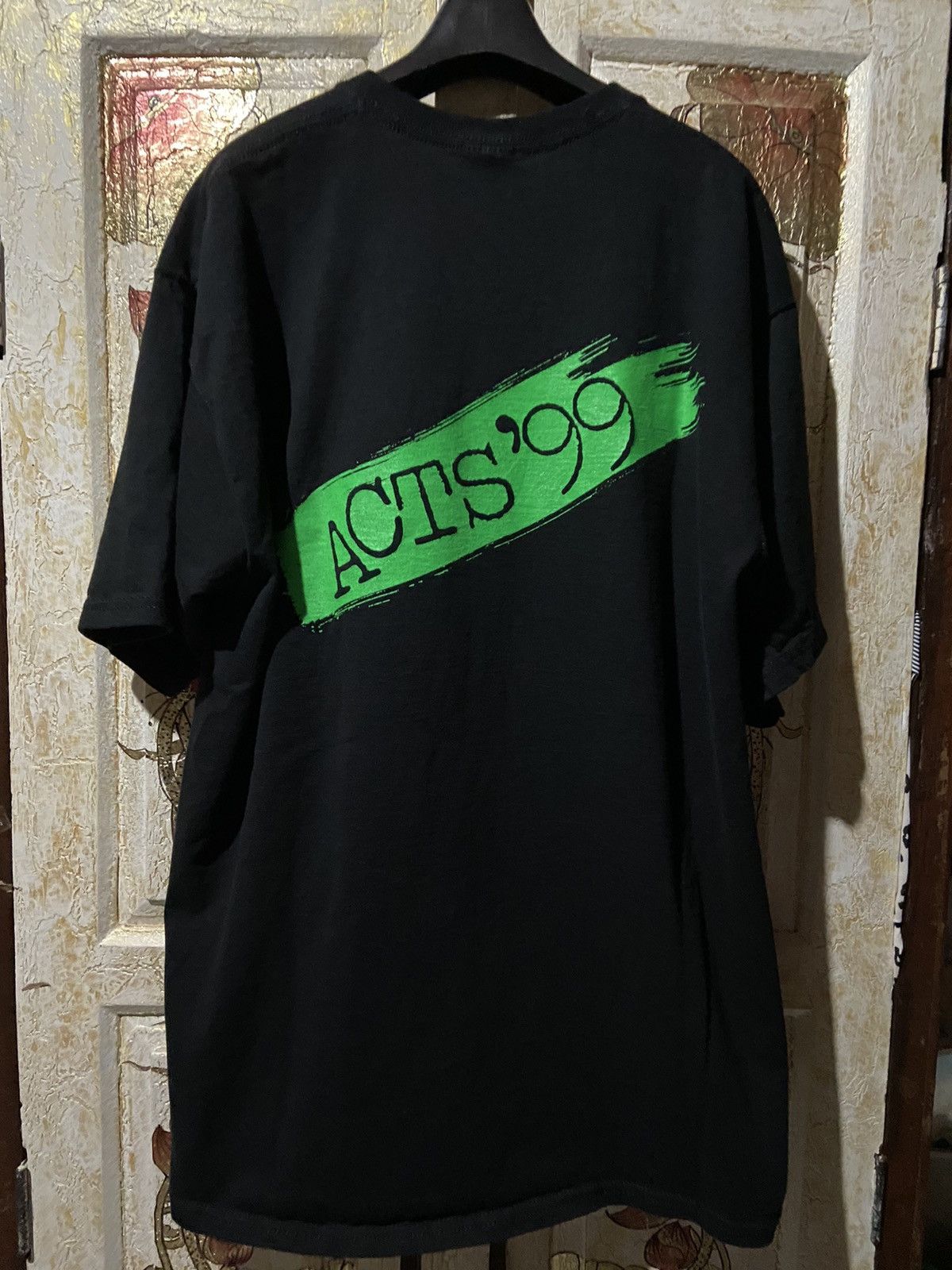 DC Comics × Marvel Comics × Vintage Vintage 90s W.A.I.D.? Acts Comics black t shirt size xl Size US XL / EU 56 / 4 - 4 Thumbnail