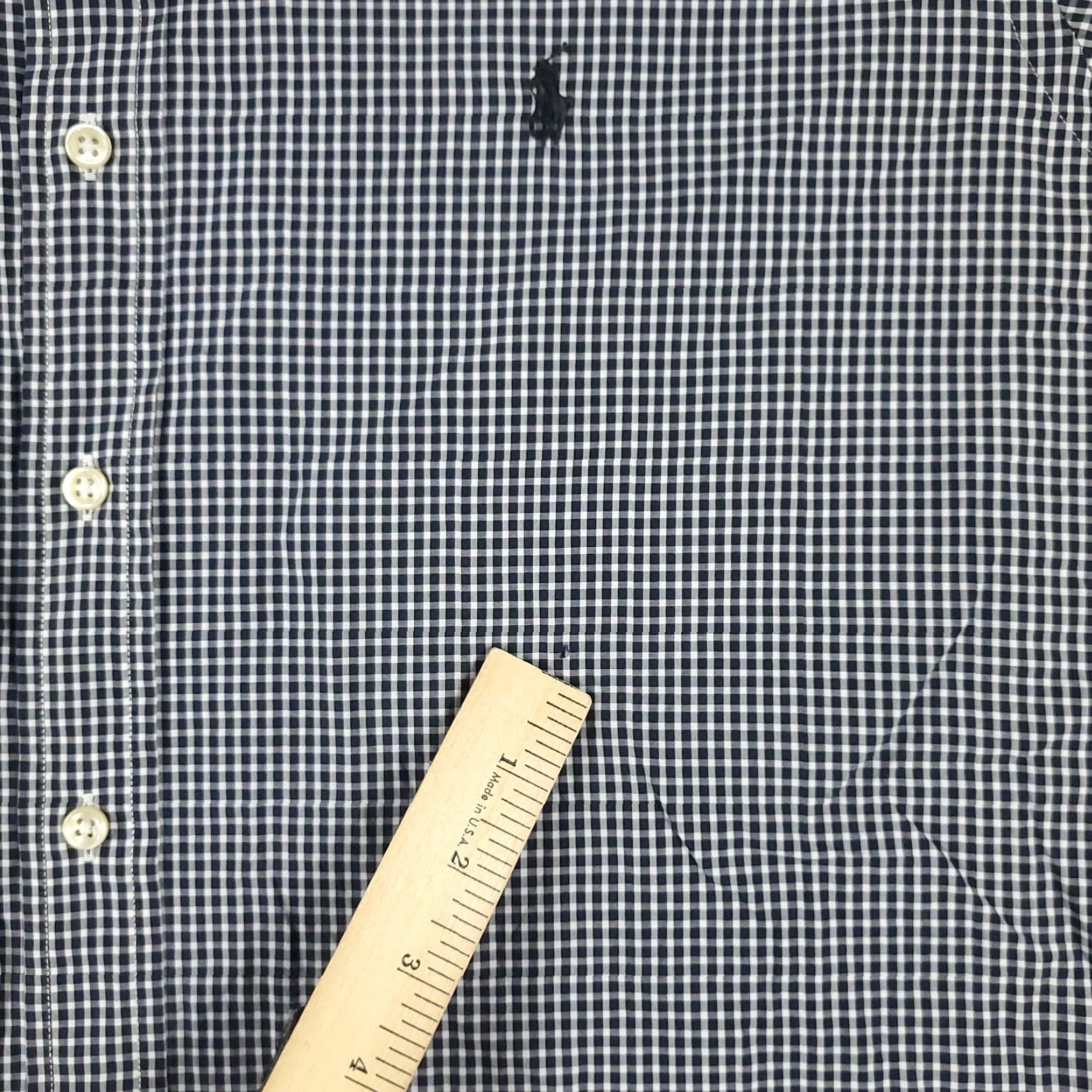 Ralph Lauren Ralph Lauren Shirt Mens XL Blue Check Pony Casual Button Up Long Sleeve - Button-Down Collar, Cotton, Classic Preppy Style Size US XL / EU 56 / 4 - 4 Thumbnail