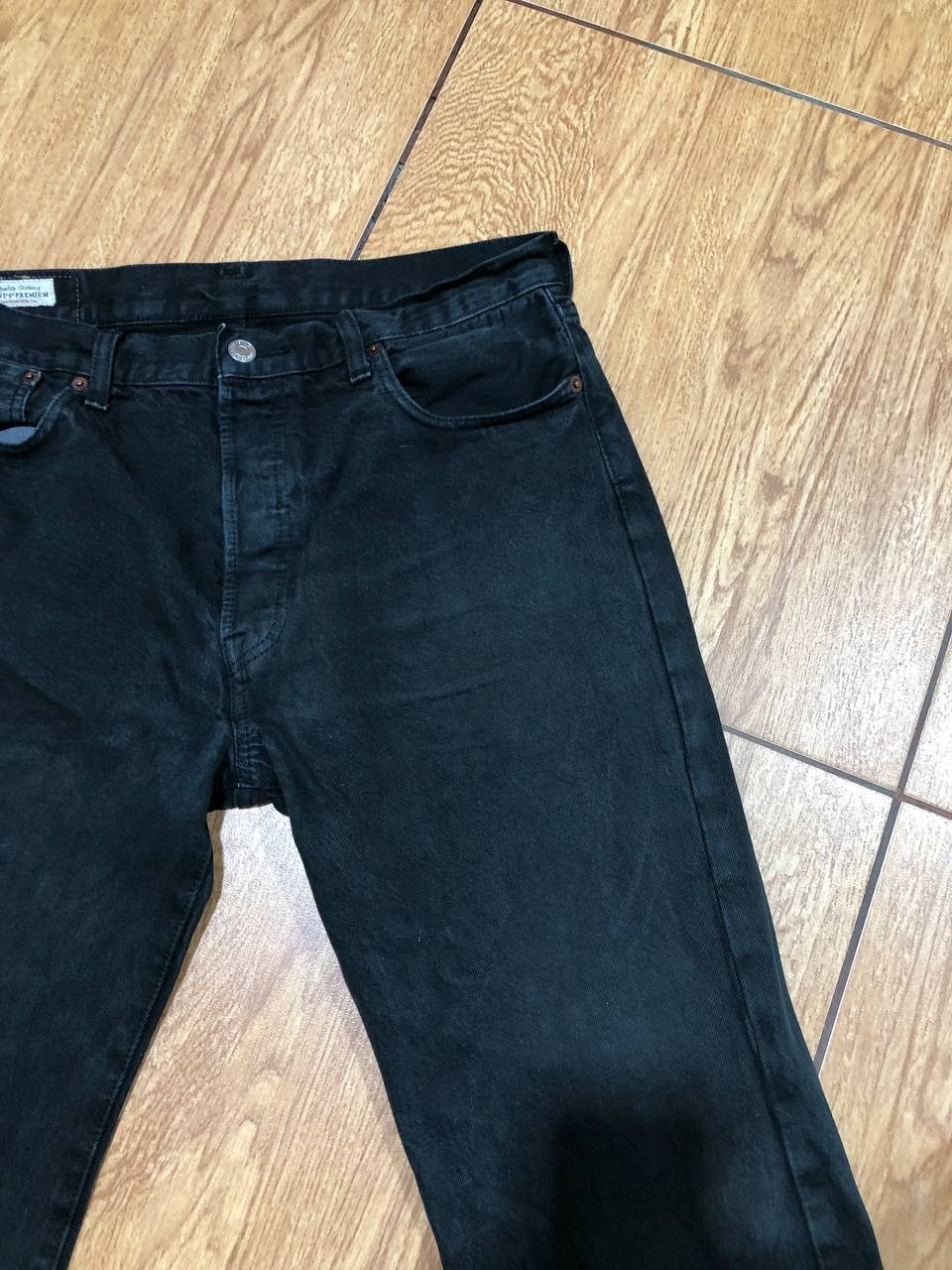 Levi's jeans black premium Levi's 501 Y2K Vintage w34 streetwear Size US 34 / EU 50 - 20 Thumbnail