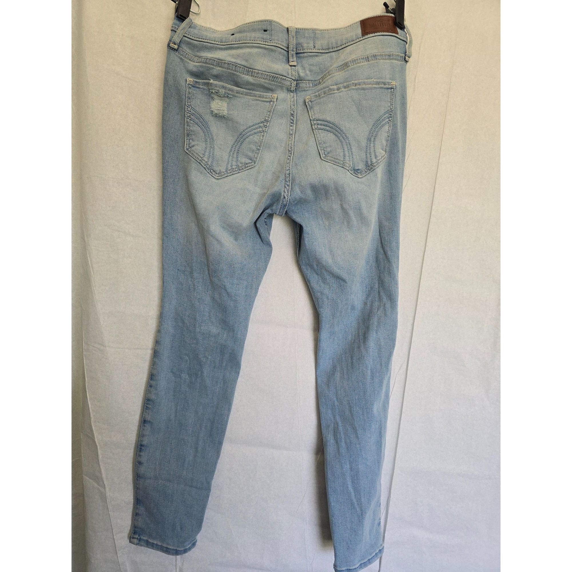 Hollister Hollister Distressed High-Rise Super Skinny Jeans Size 9 Lig Size 29" - 7 Thumbnail