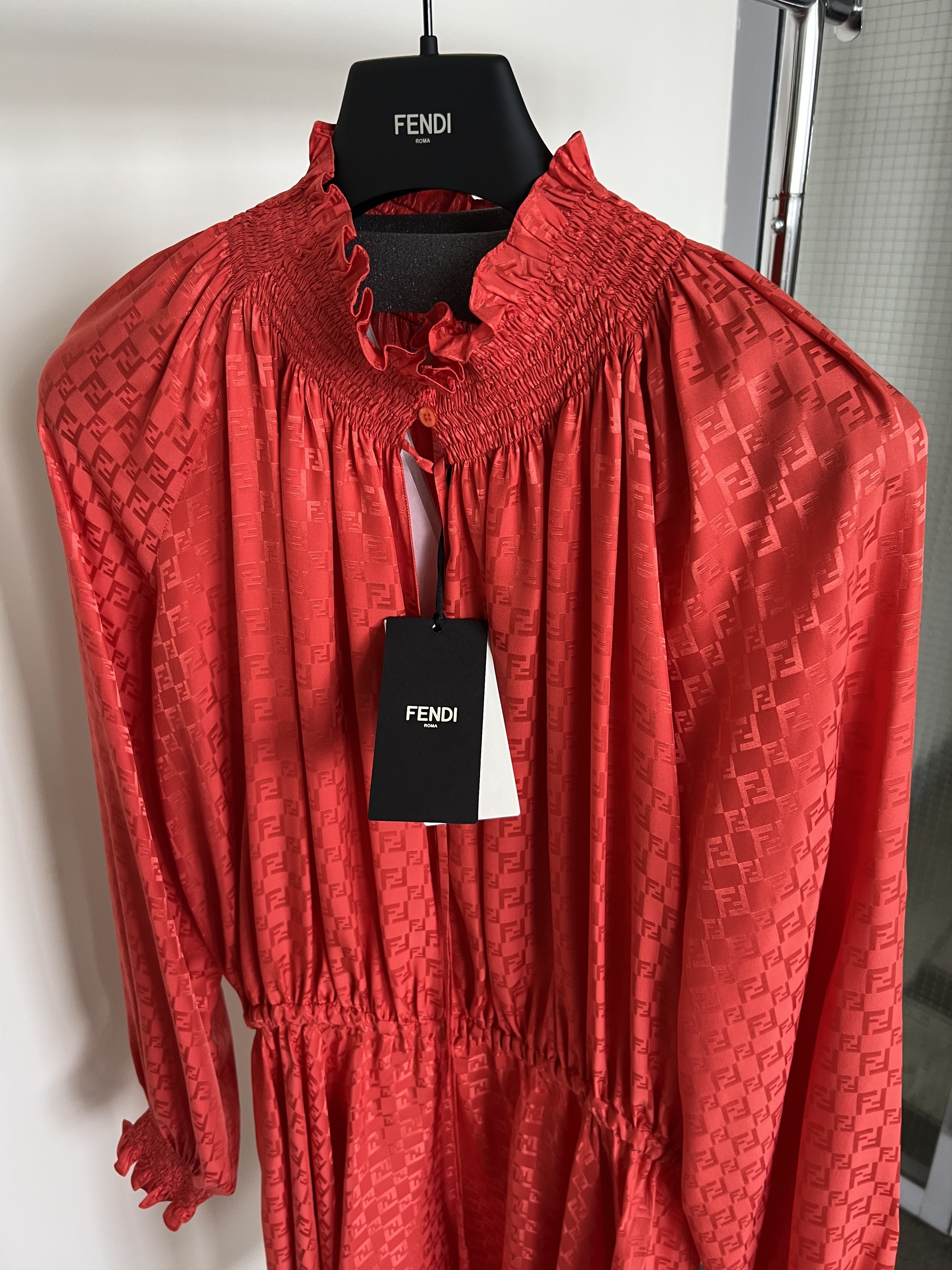 Fendi Fendi Silk Dress Size M / US 6-8 / IT 42-44 - 4 Thumbnail