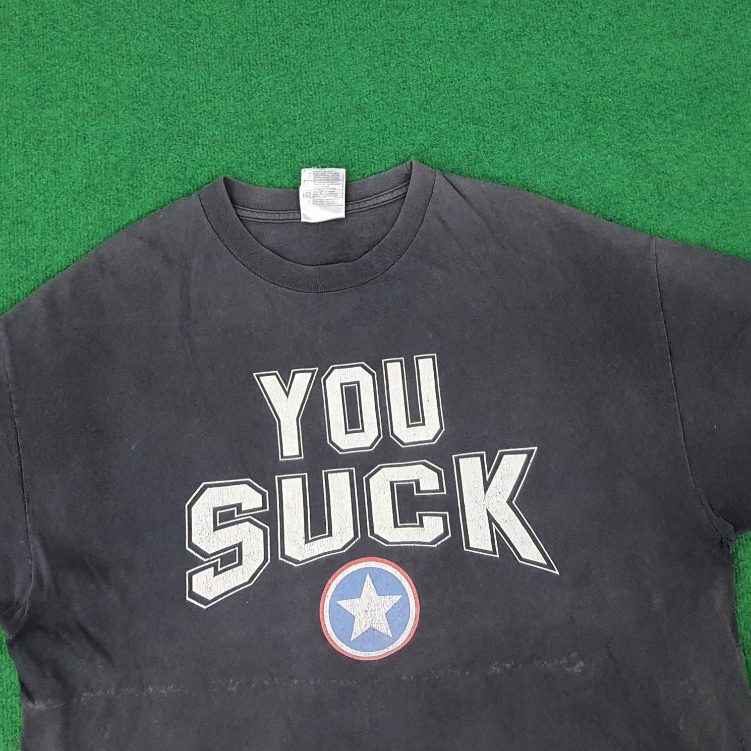 WWE Vintage WWE Kurt Angle American Wrestler Tshirt C249N45 Size US XL / EU 56 / 4 - 2 Thumbnail