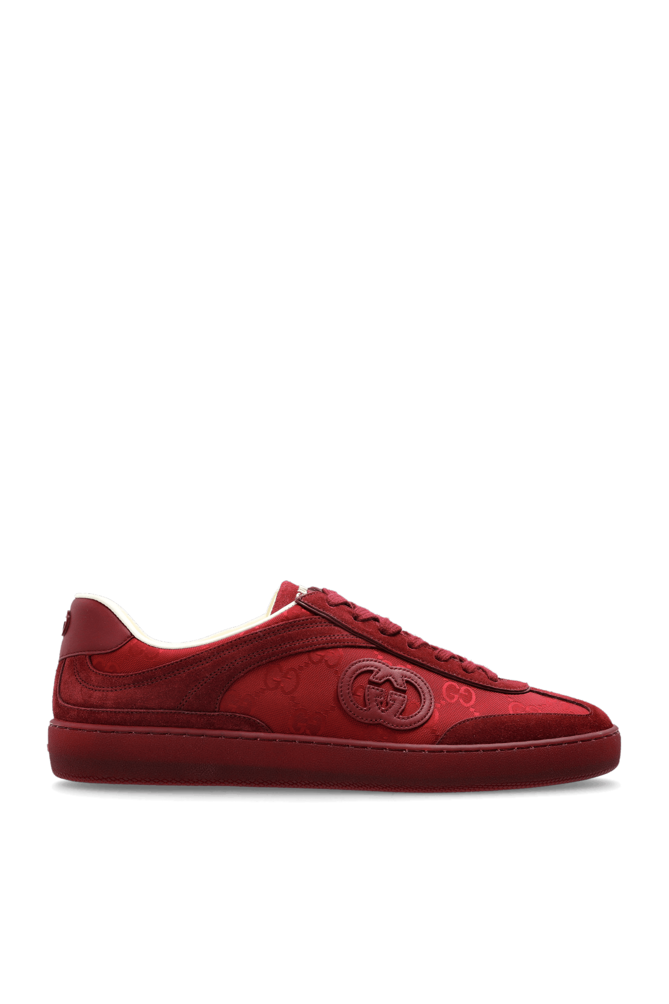 Gucci o1loc1c0426 813686 Men's G75 Sneakers in Burgundy Size US 10 / EU 43 - 7 Thumbnail
