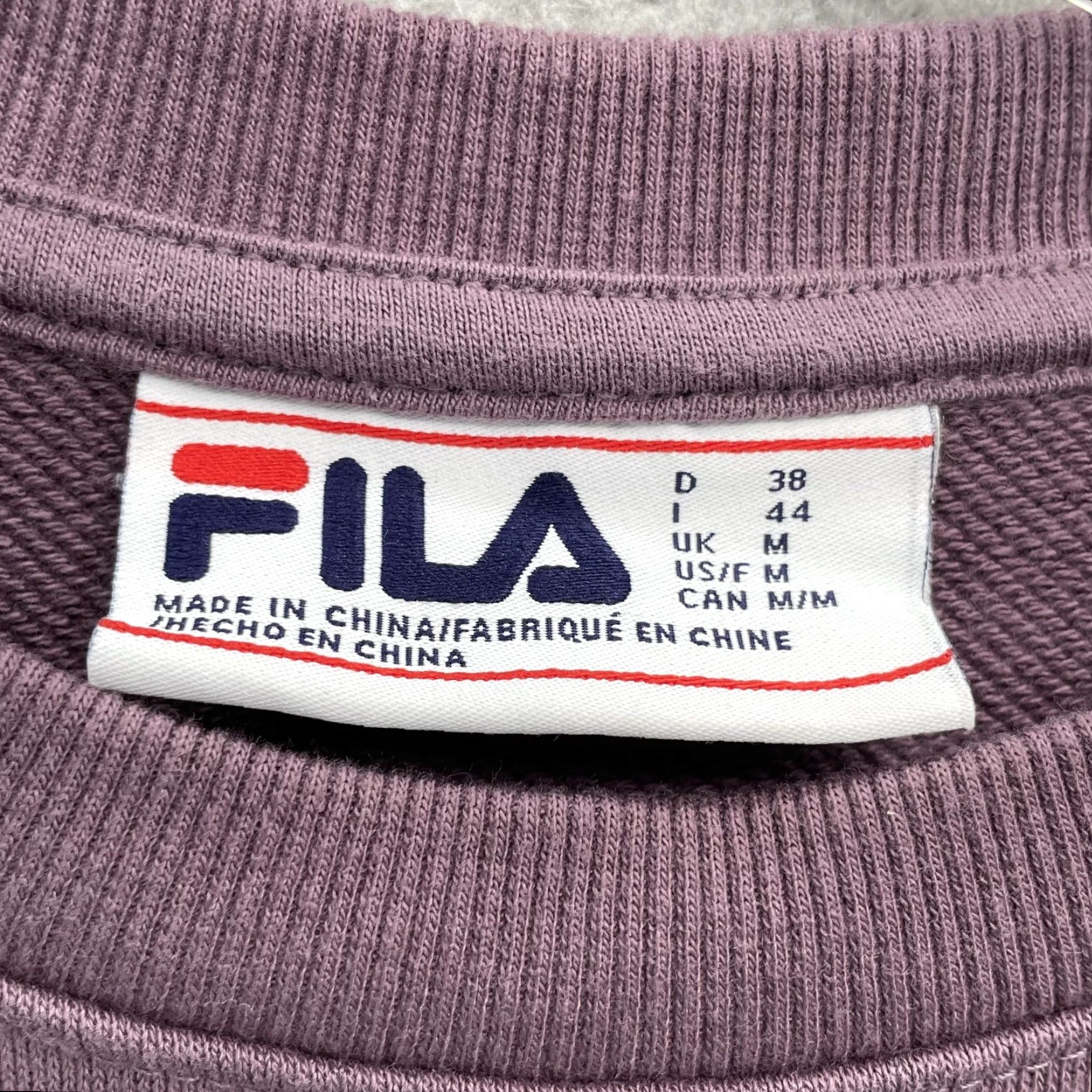 Fila FILA Sweatshirt Medium Mauve Sportswear Retro Streetwear Athleisure Lounge 90's Shirt Mens Size US M / EU 48-50 / 2 - 4 Thumbnail