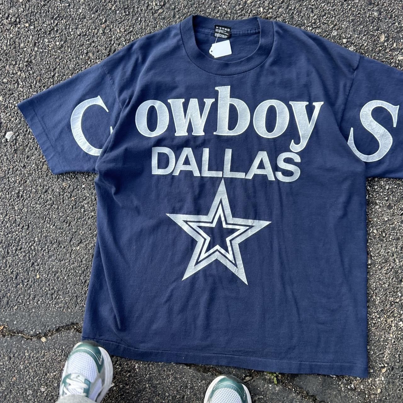 Fruit Of The Loom Vintage Dallas Cowboys spellout tee Size US XL / EU 56 / 4 - 3 Thumbnail