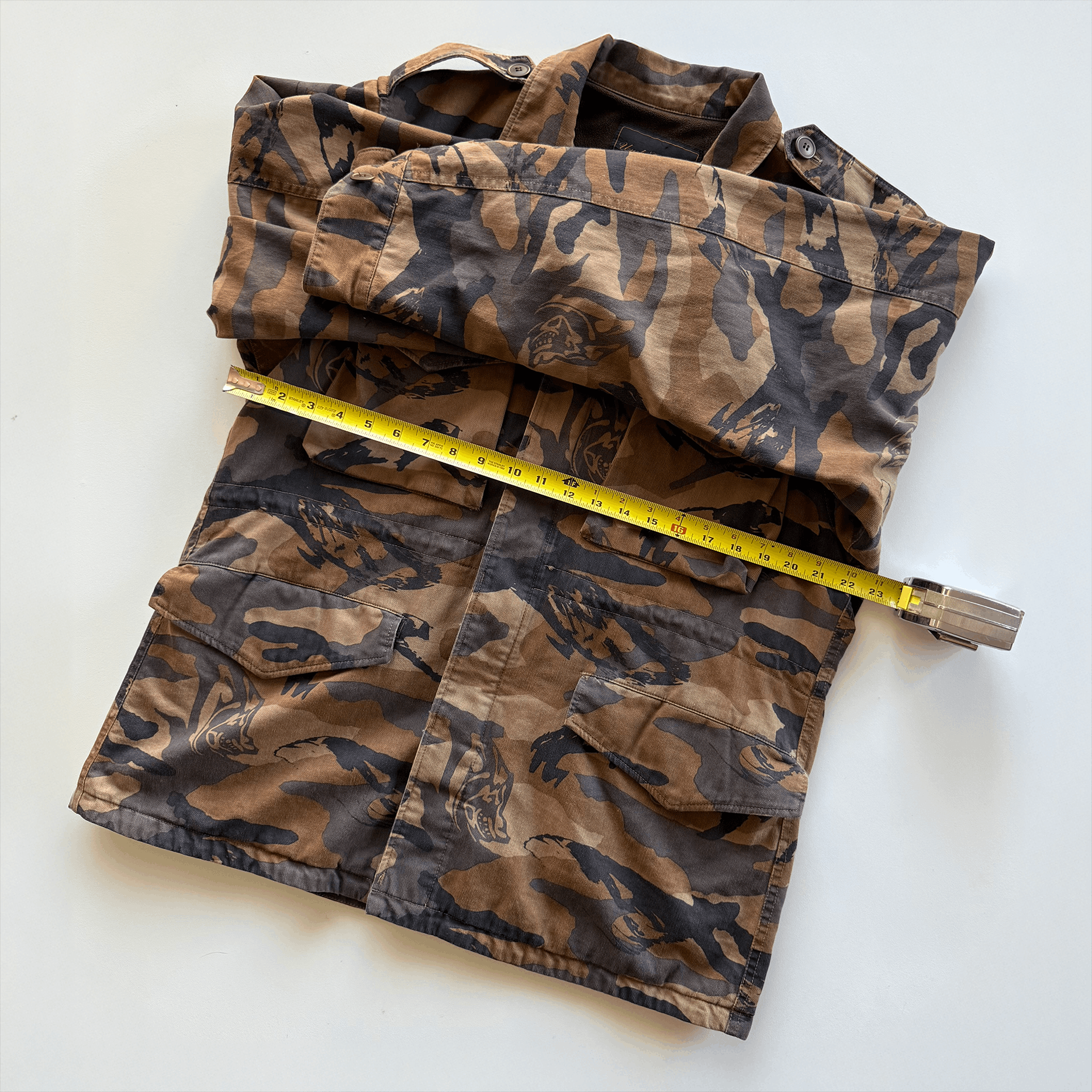 Undercover AW03 Paper Doll Bush Laden Camo Tactical Field Jacket Size US L / EU 52-54 / 3 - 18 Thumbnail