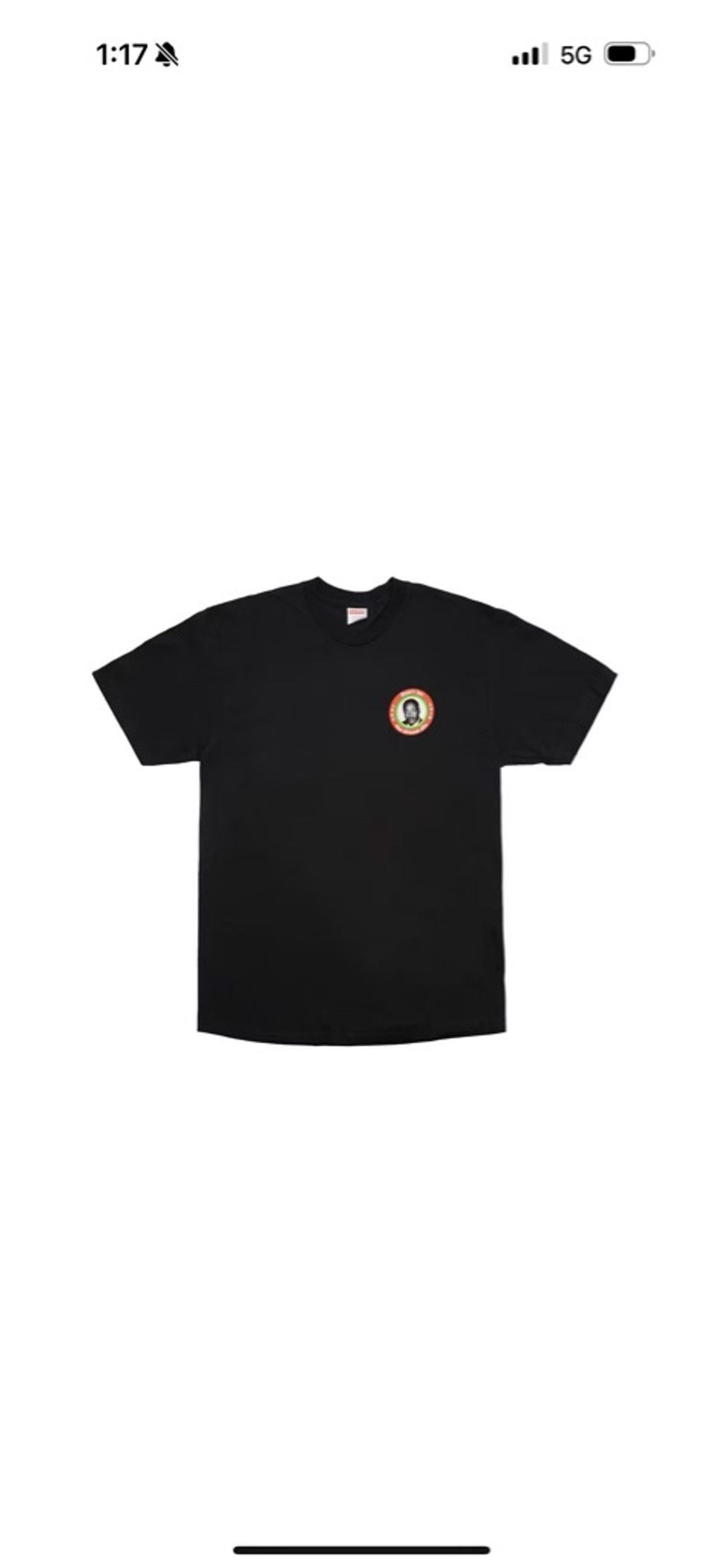 Supreme Men's Supreme Martin Luther King Jr. Tee Black L authentic Size US L / EU 52-54 / 3 - 7 Thumbnail