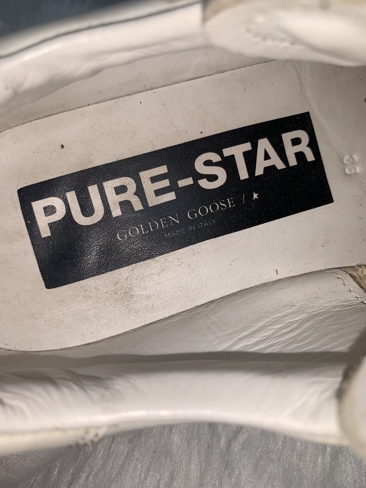 Golden Goose Golden Goose Pure Star Leather Sneakers Size US 6 / IT 36 - 8 Thumbnail