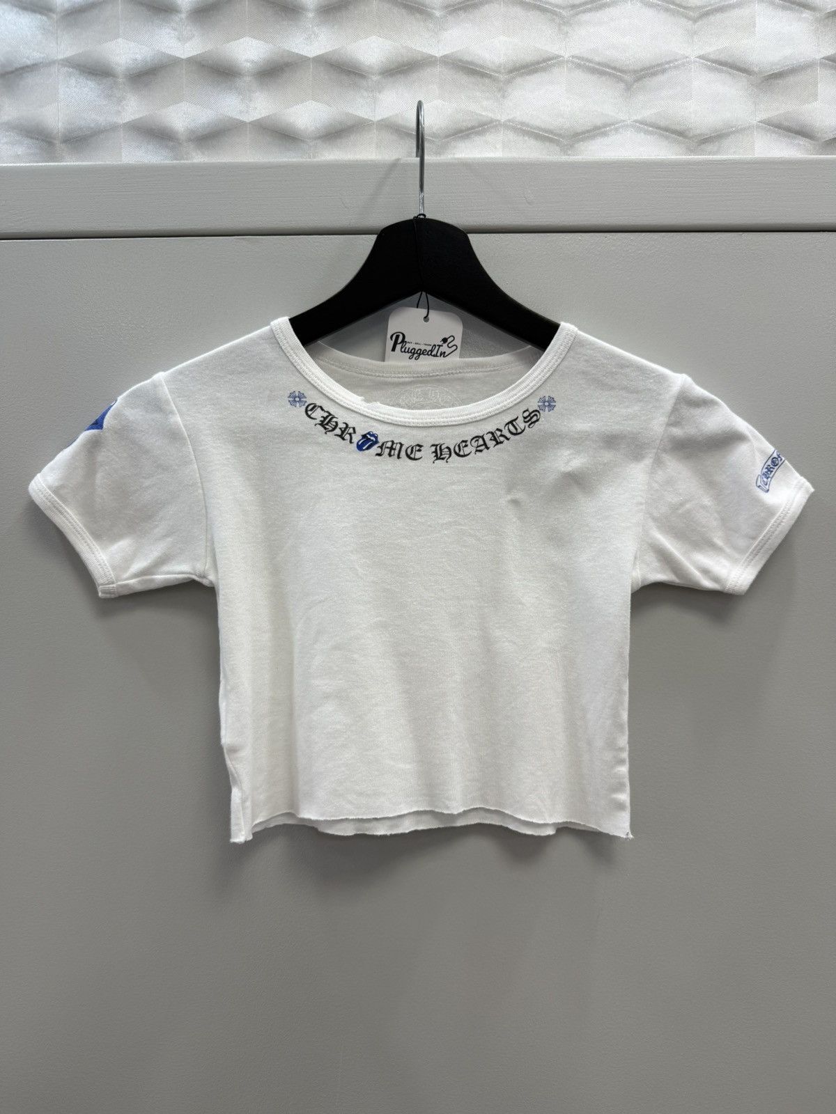 【IFYOUWANT】24SS★ Chrome Heart CROP TEE IFYOUWANT】24SS☆ Chrome Heart CROP TEE Chrome Hearts Crop