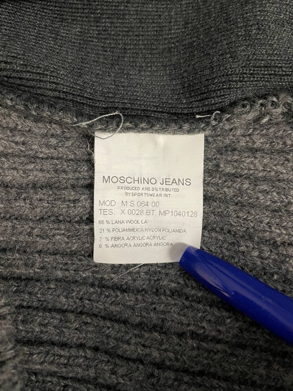 Moschino Moschino Sweater Grey Size US XL / EU 56 / 4 - 13 Thumbnail