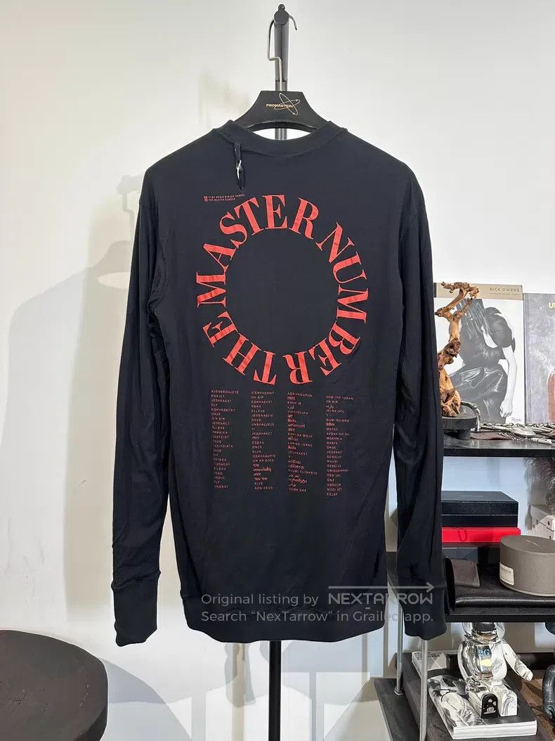 Boris Bidjan Saberi Boris Bidjan Saberi Double-sided velvet printed crewneck s Size XXS / US 00 / IT 34 - 1 Thumbnail