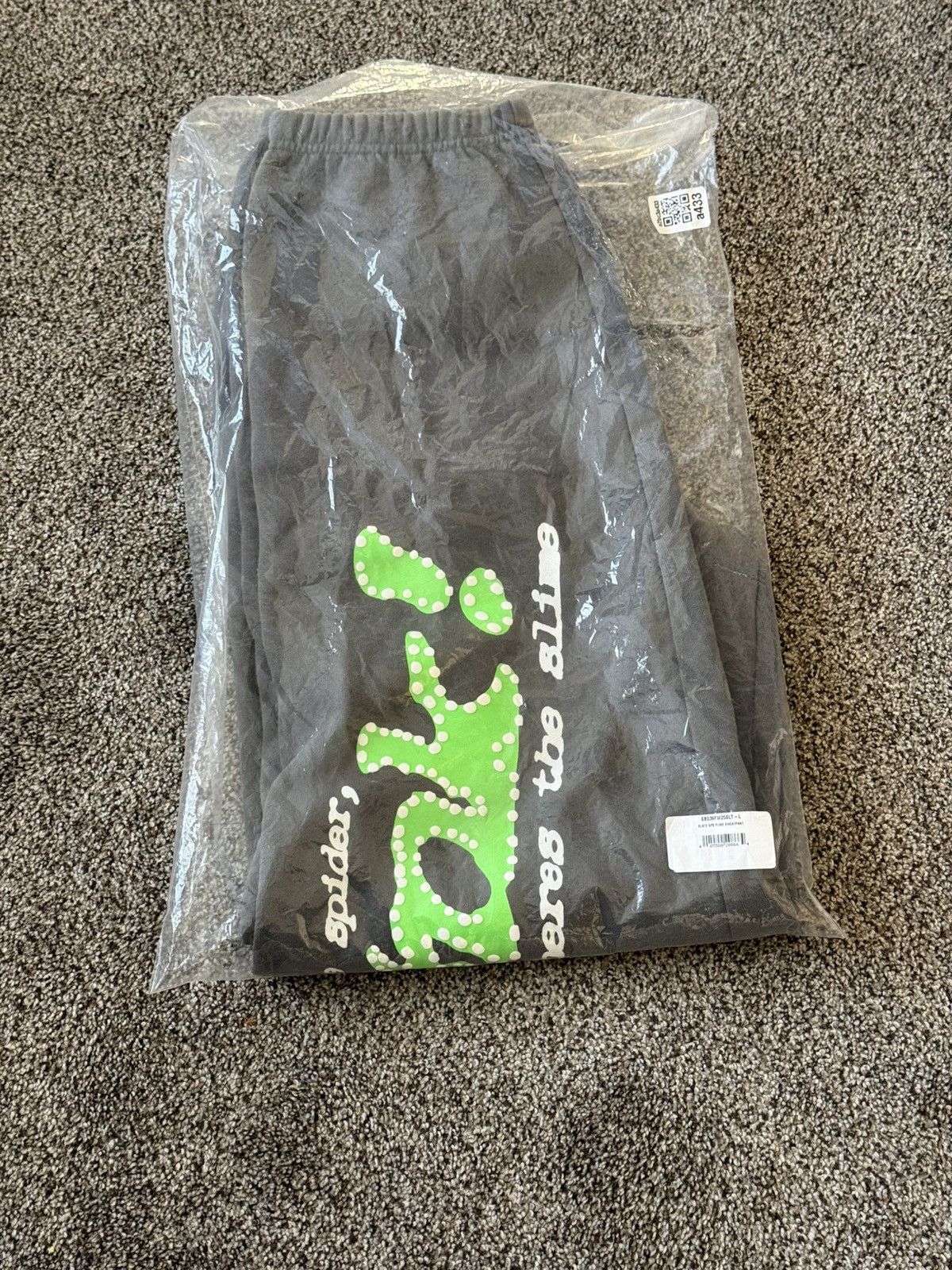 Sp5der Sp5der Punk Sweatpant “Slate” Size US 40 / EU 56 - 1 Thumbnail