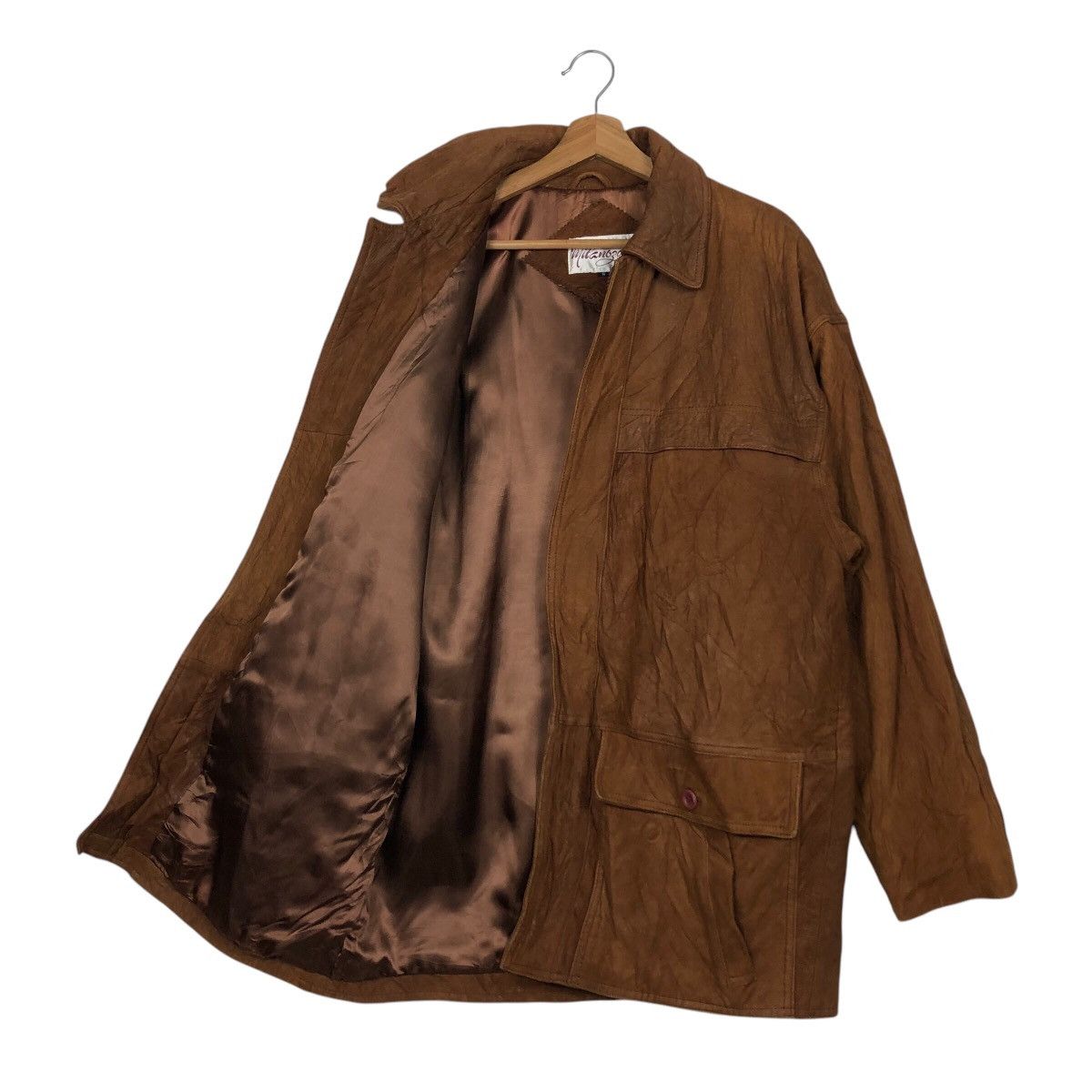 Japanese Brand × Vintage 📌Vintage Genuine Biker Leather Jacket Milanoga Issey Miyake Size US S / EU 44-46 / 1 - 12 Thumbnail