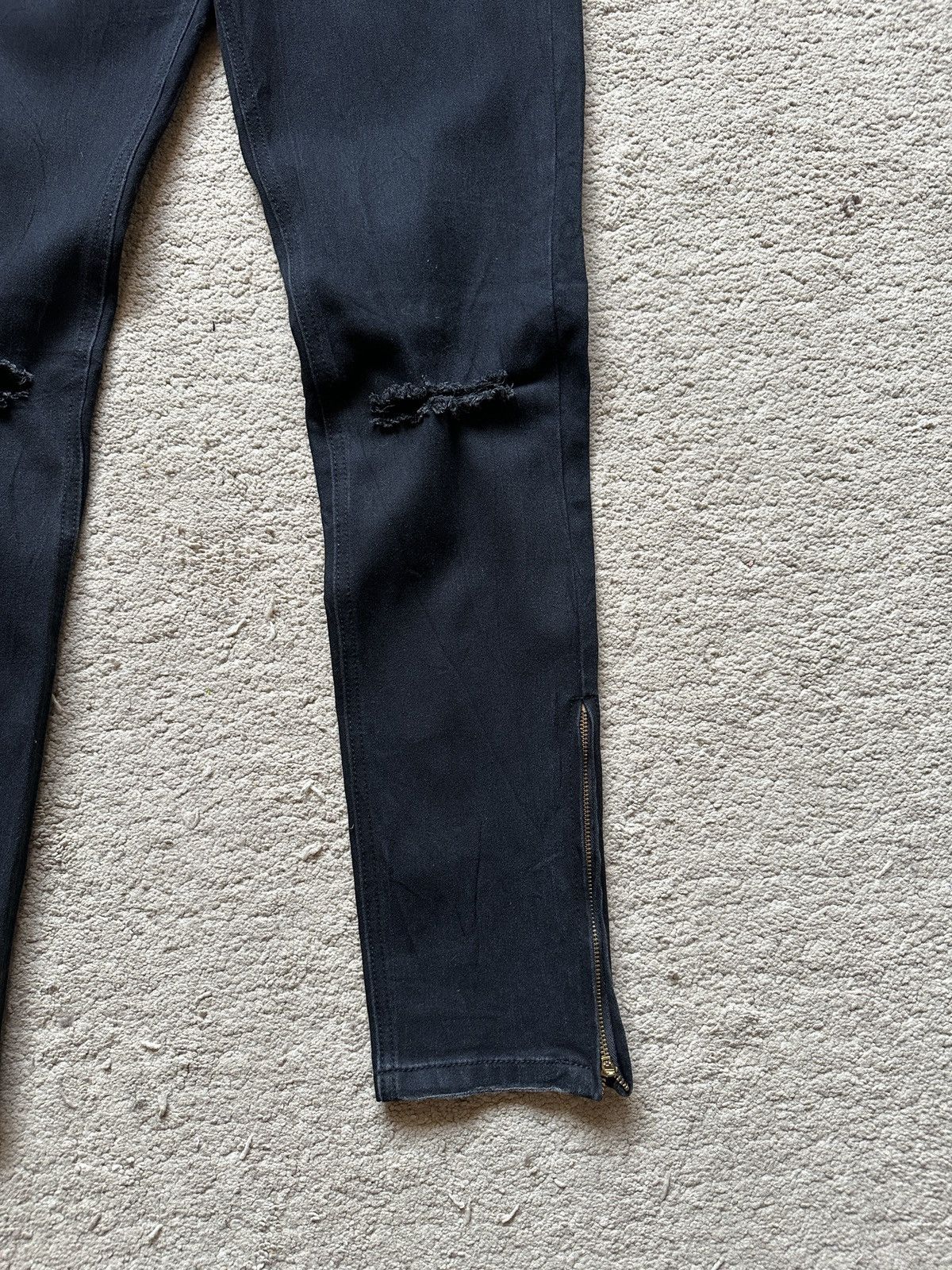 Number (N)ine NUMBERNINE Black Jeans Size US 32 / EU 48 - 5 Thumbnail