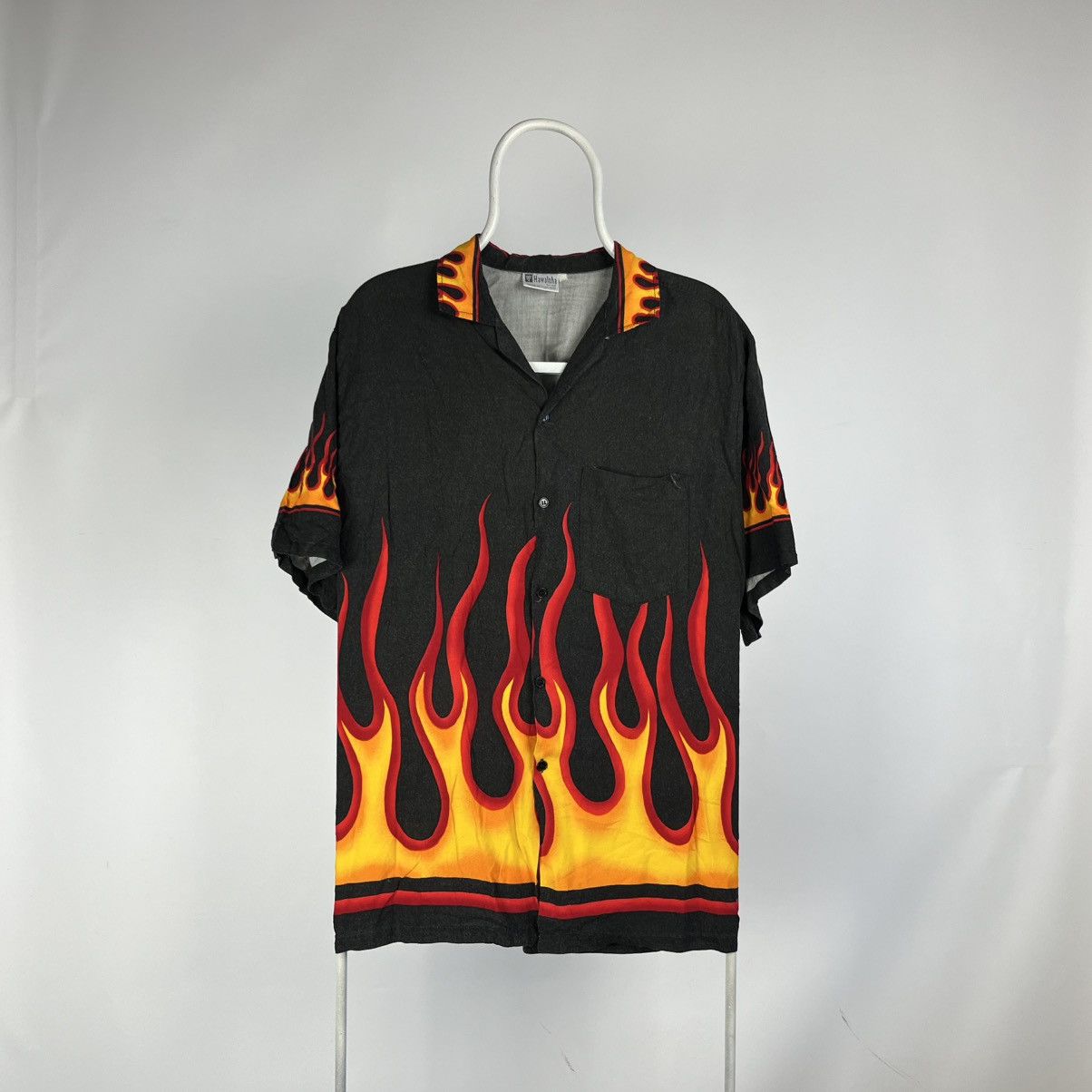 Japanese Brand Hawaii shirt Thailand fire sleeves streetwear size XLarge Size US XL / EU 56 / 4 - 1 Thumbnail