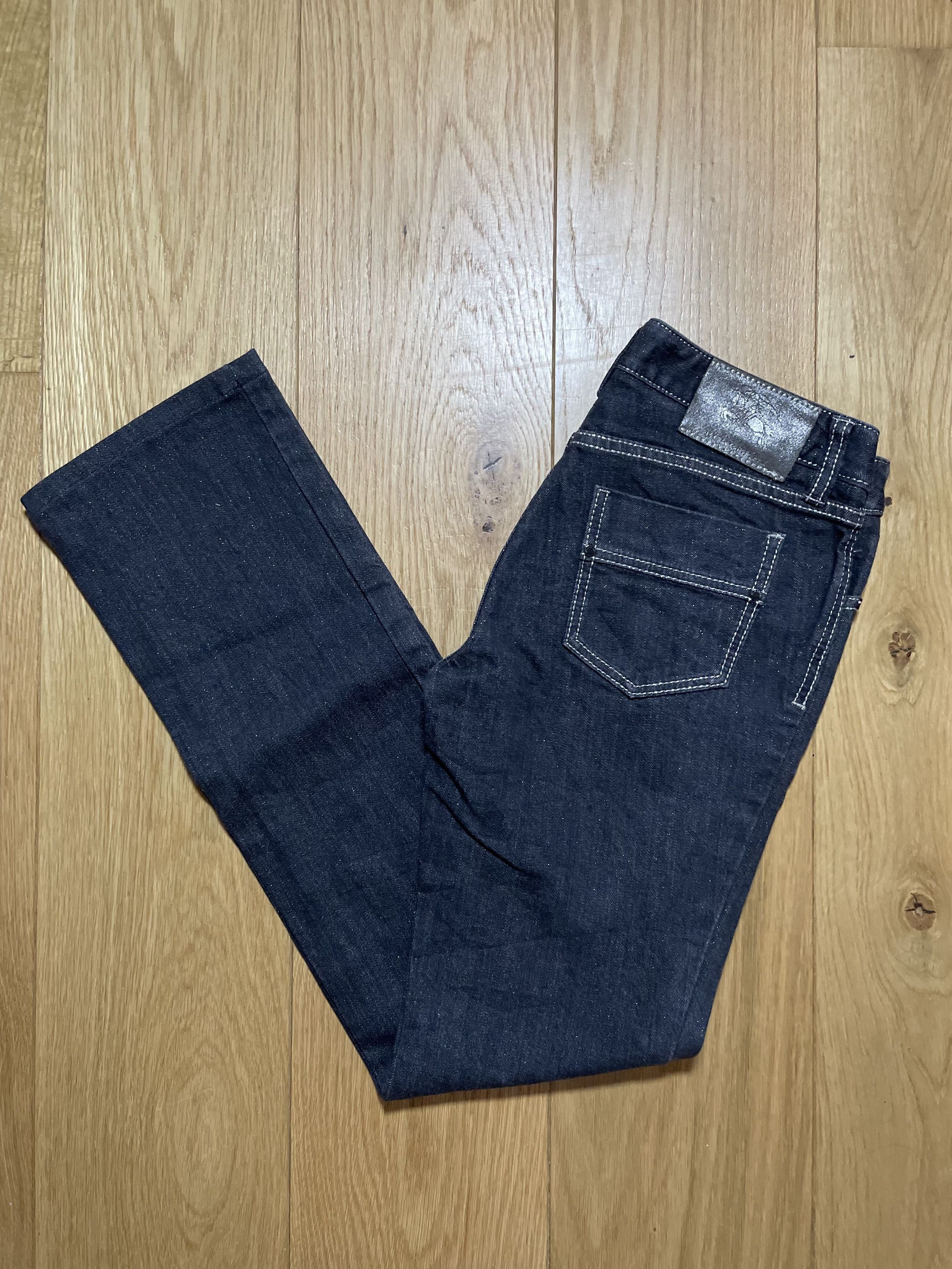 Burberry Burberry Dark Wash Straight Leg Jeans Size 40" / US 18 - 1 Thumbnail
