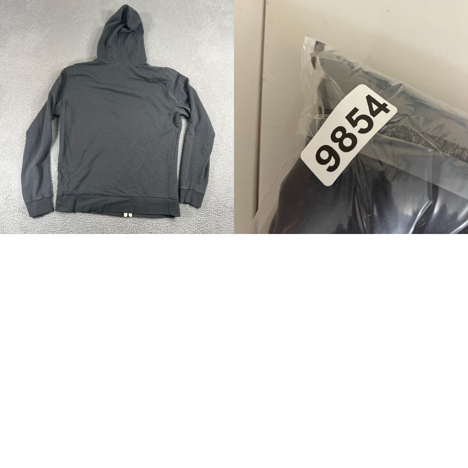 Marine Layer Marine Layer Hooded Fleece Sweatshirt - Gray Mens Medium - Pre-Owned Zip Hoodie Size US M / EU 48-50 / 2 - 8 Thumbnail