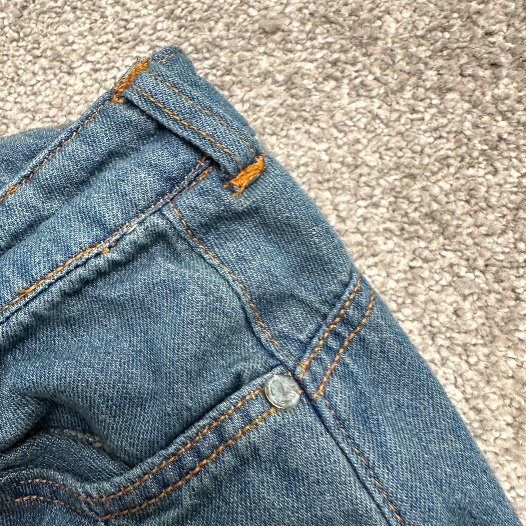 Vintage WOMAN WITHIN Plus Size 18 Bootcut Jeans Medium Wash Blue Cotton Casual 5-Pocket Women Size 40" / US 18 - 6 Thumbnail