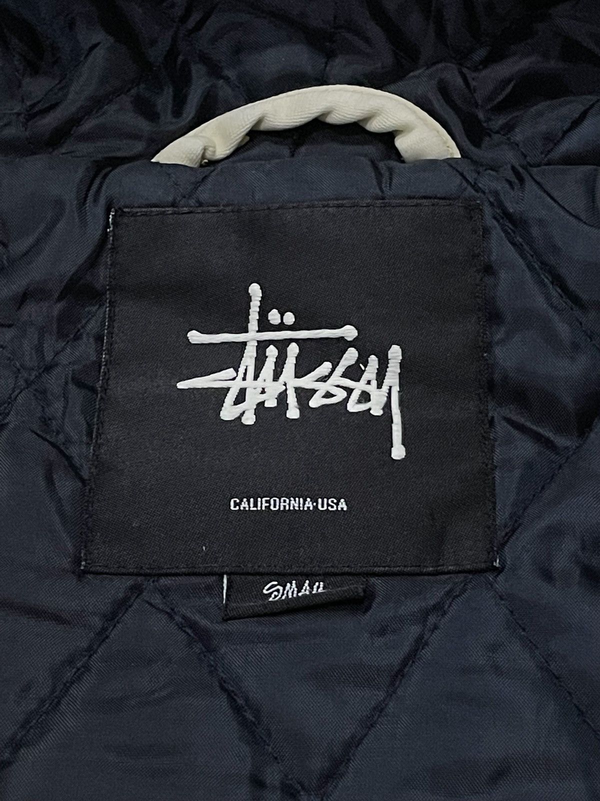 Stussy × Vintage Stussy International Tour Wool Varsity Hooded Jacket Size US S / EU 44-46 / 1 - 19 Thumbnail