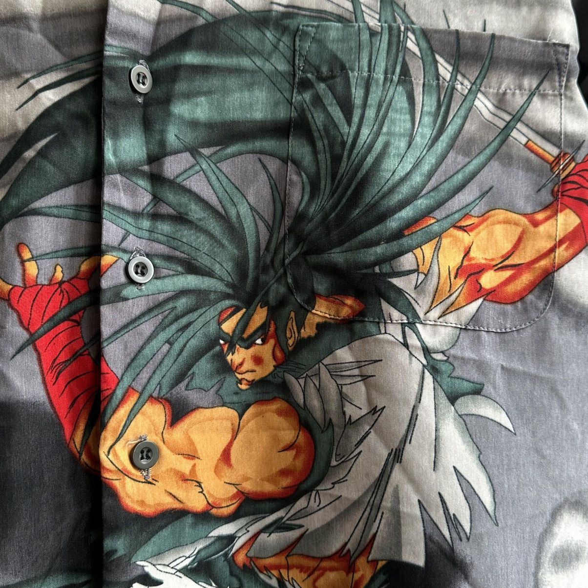 Japanese Brand Vintage Hawaiian Crazy Japanese Anime All Over Print Shirt Size US L / EU 52-54 / 3 - 3 Thumbnail