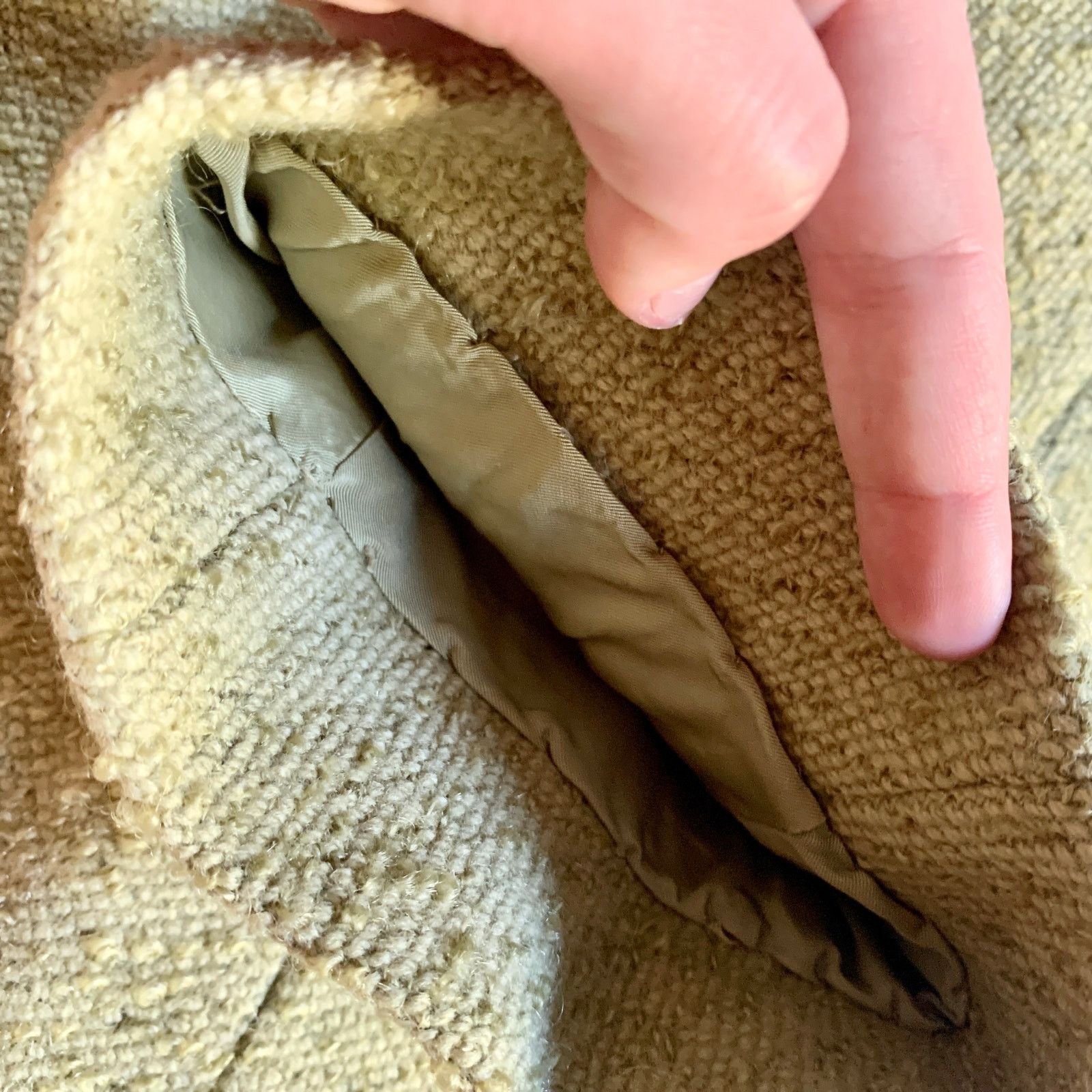 Vintage Vtg 1960s Sycamore Wool Coat Soft Green Mid Century Modern Size S / US 4 / IT 40 - 11 Thumbnail