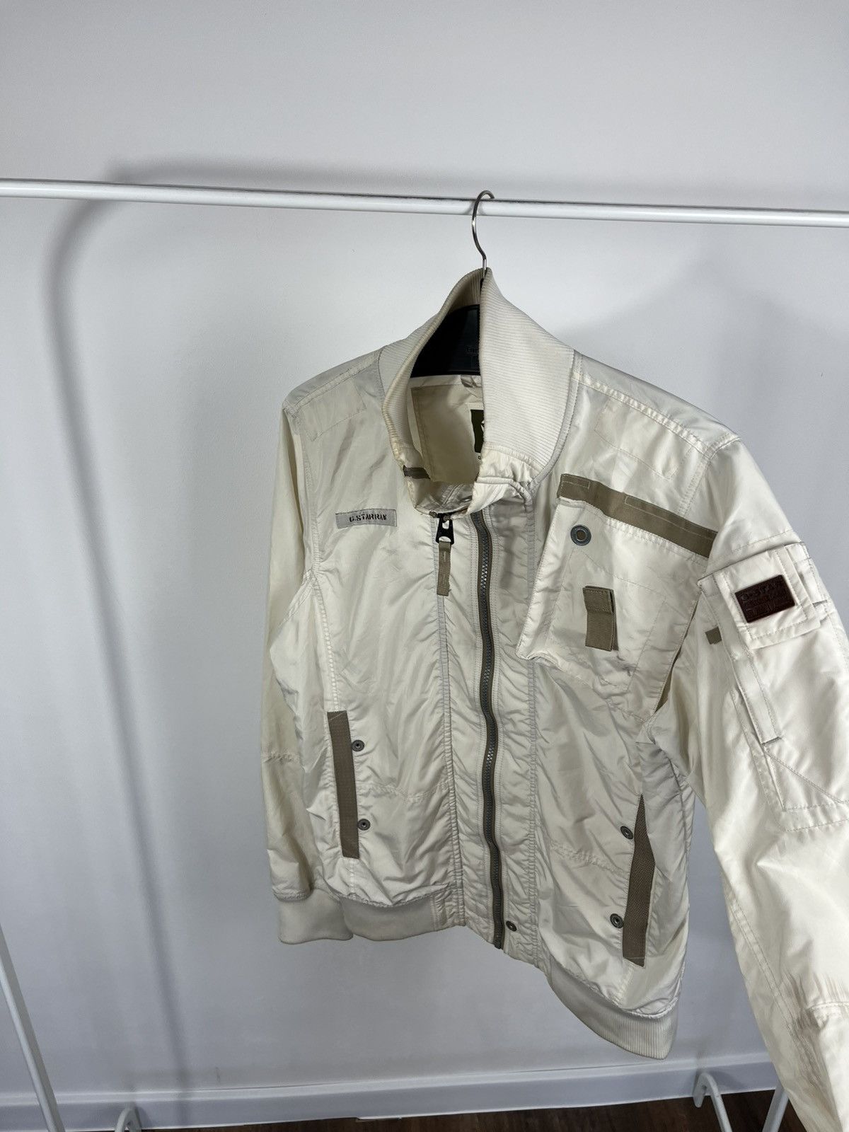 G-Star G Star RAW Lockhart Bomber Jacket Cargo Military Style M Size US M / EU 48-50 / 2 - 8 Thumbnail
