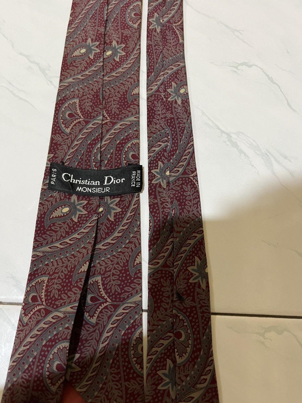 Designer 🔥Bundle 2 Ties Givenchy & Christian Dior Monsieur Size ONE SIZE - 5 Thumbnail
