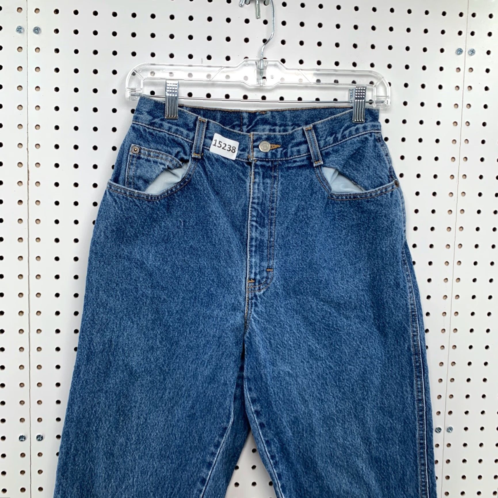 Vintage VINTAGE Emporio Gitano Denim Blue Jeans High Rise Womens 10 Tapered Dark Wash Jeans Size 32" / US 10 / IT 46 - 3 Thumbnail