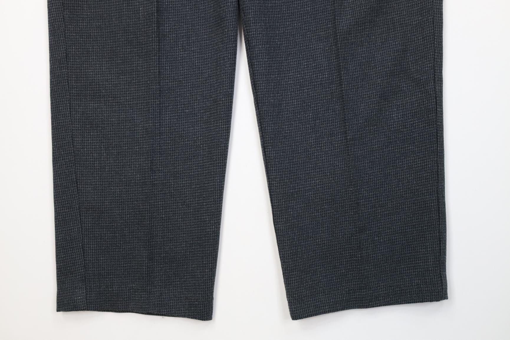 Vintage Vintage 90s Streetwear Gabardine Wool Wide Leg Pants Size US 36 / EU 52 - 4 Thumbnail