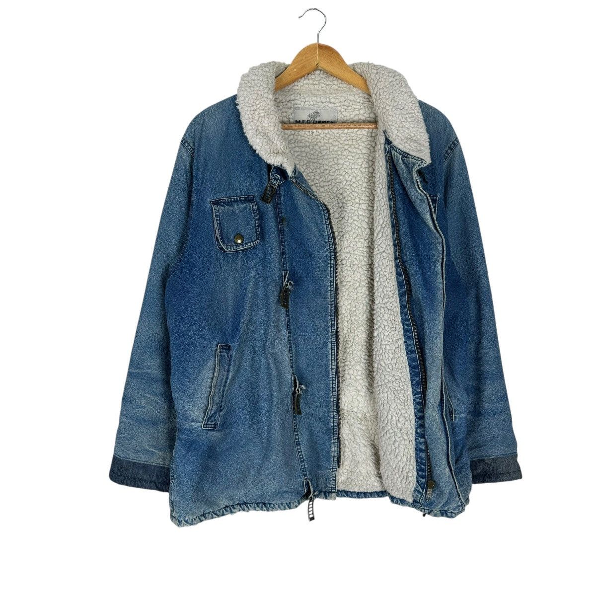 Marithe + Francois Girbaud 🔥80s MARITHE FRANCOIS GIRBAUD SLICK JEANS JACKET Size US M / EU 48-50 / 2 - 7 Thumbnail